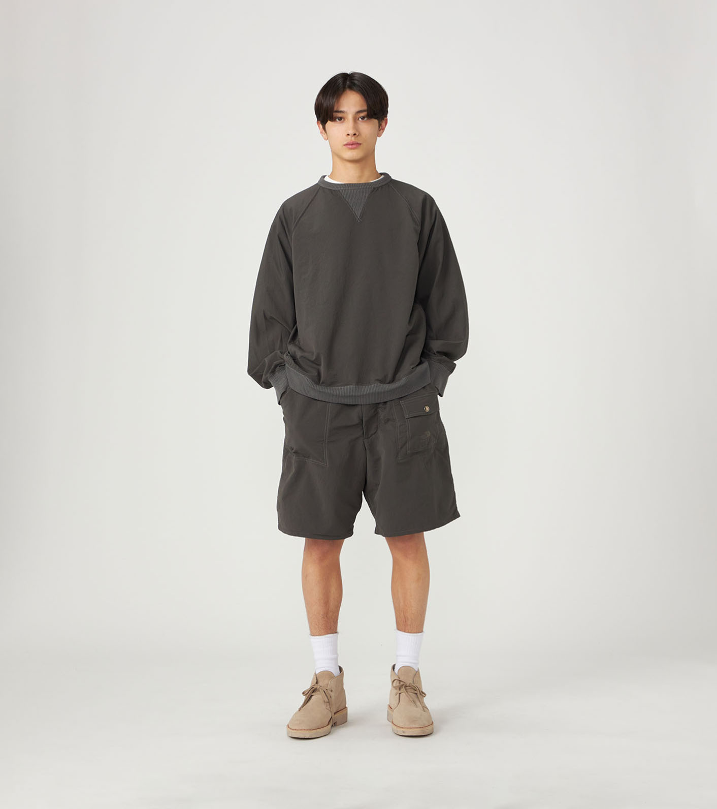 Garment Dyed ALPHADRY Field Crewneck Jumper