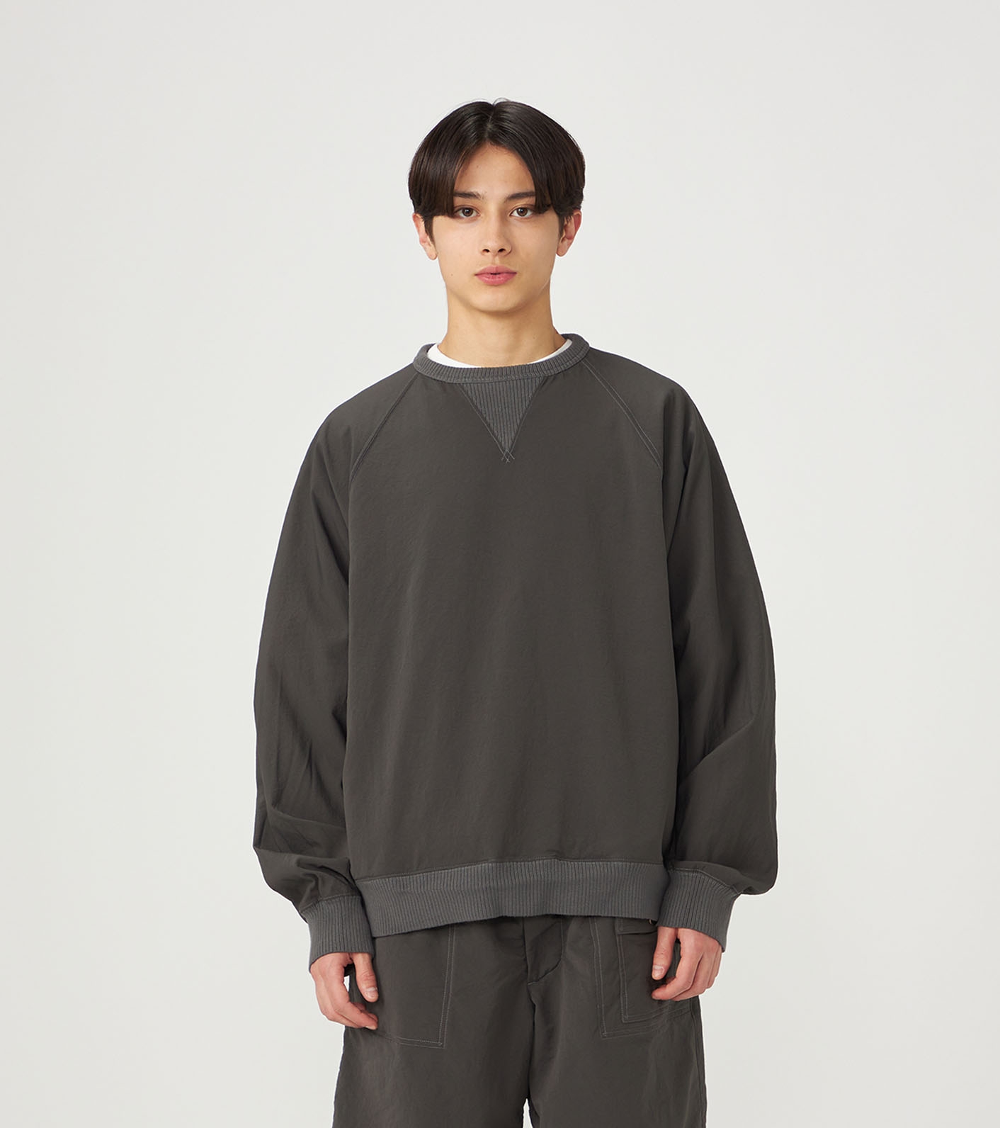 Garment Dyed ALPHADRY Field Crewneck Jumper