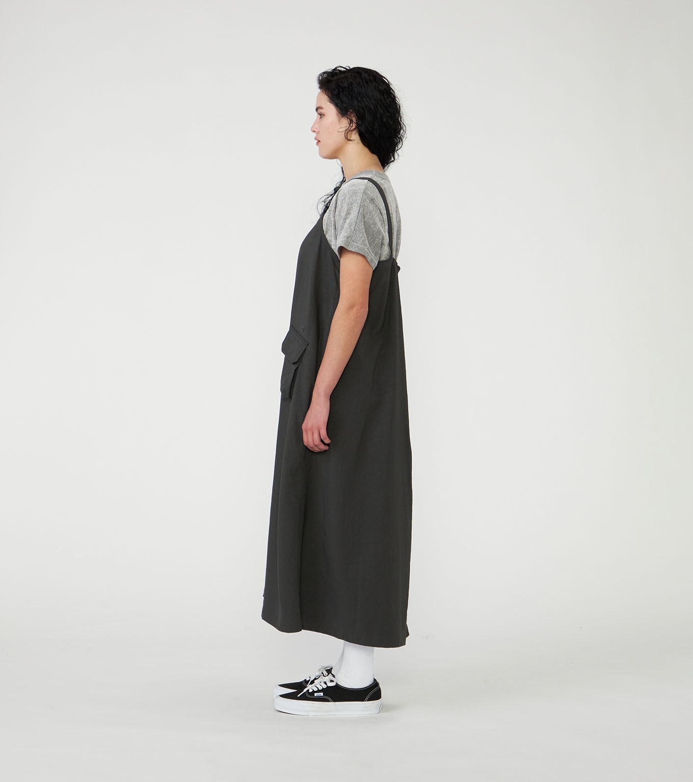 Nylon Twill Field Jumper Dress