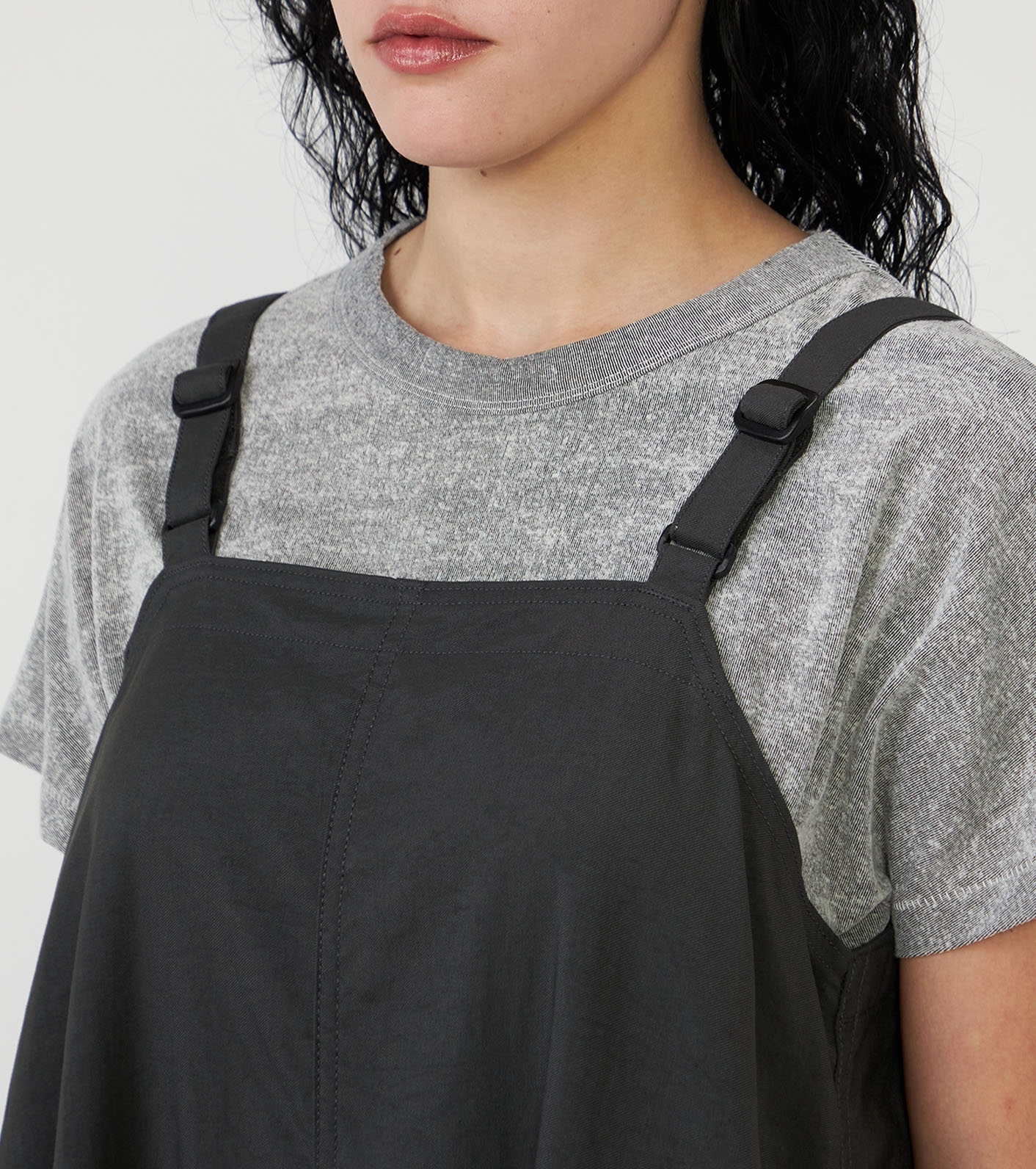 Nylon Twill Field Jumper Dress