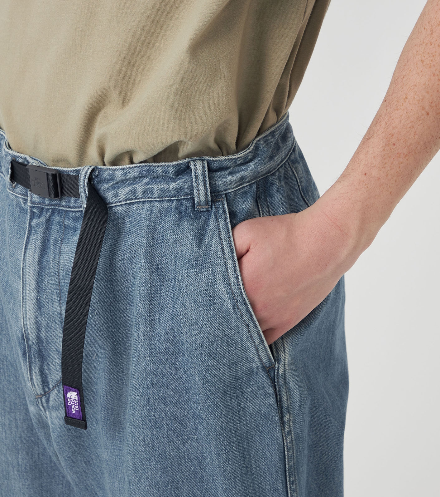 Denim Wide Tapered Field Pants