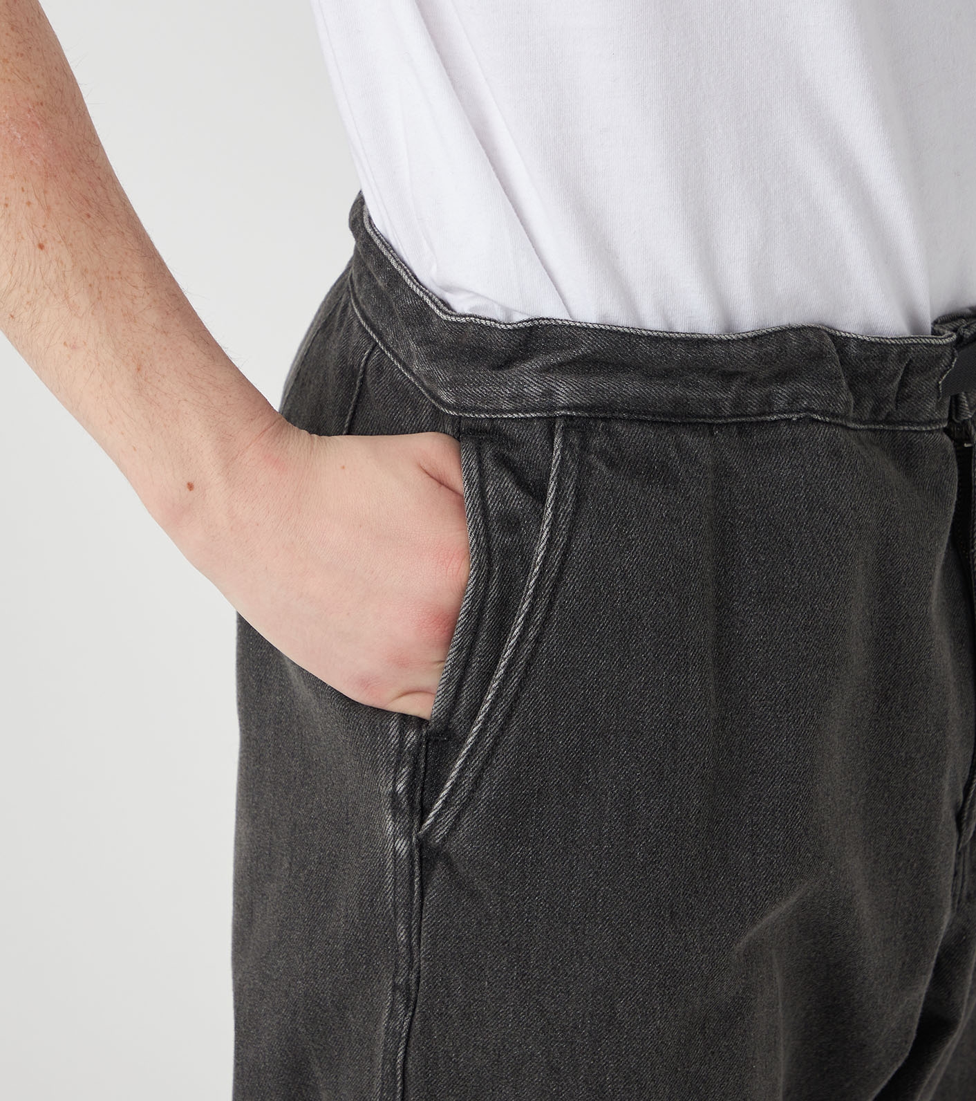 Denim Wide Tapered Field Pants