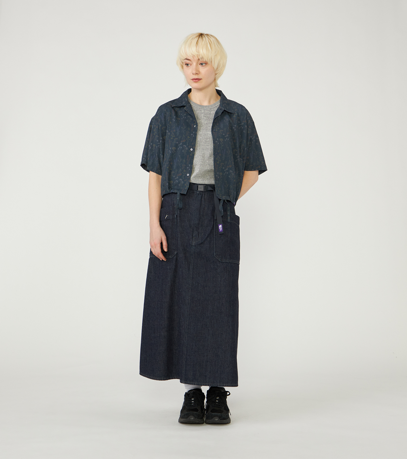 Denim Field Skirt
