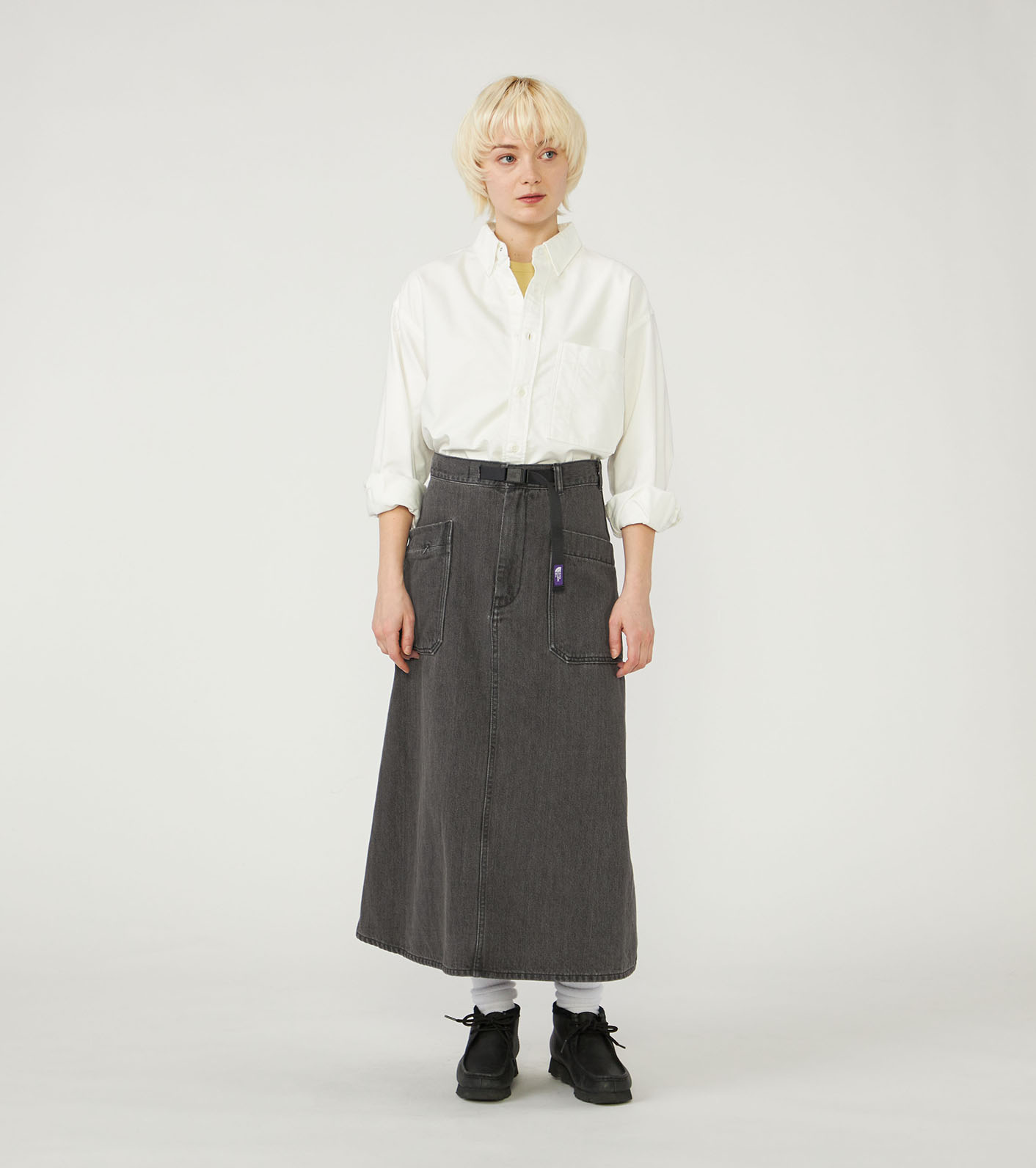 Denim Field Skirt