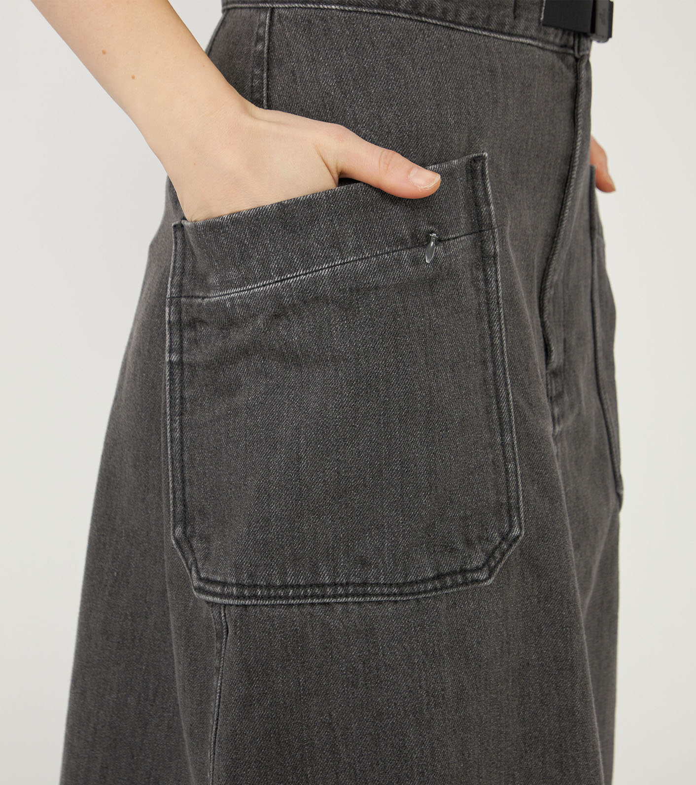Denim Field Skirt