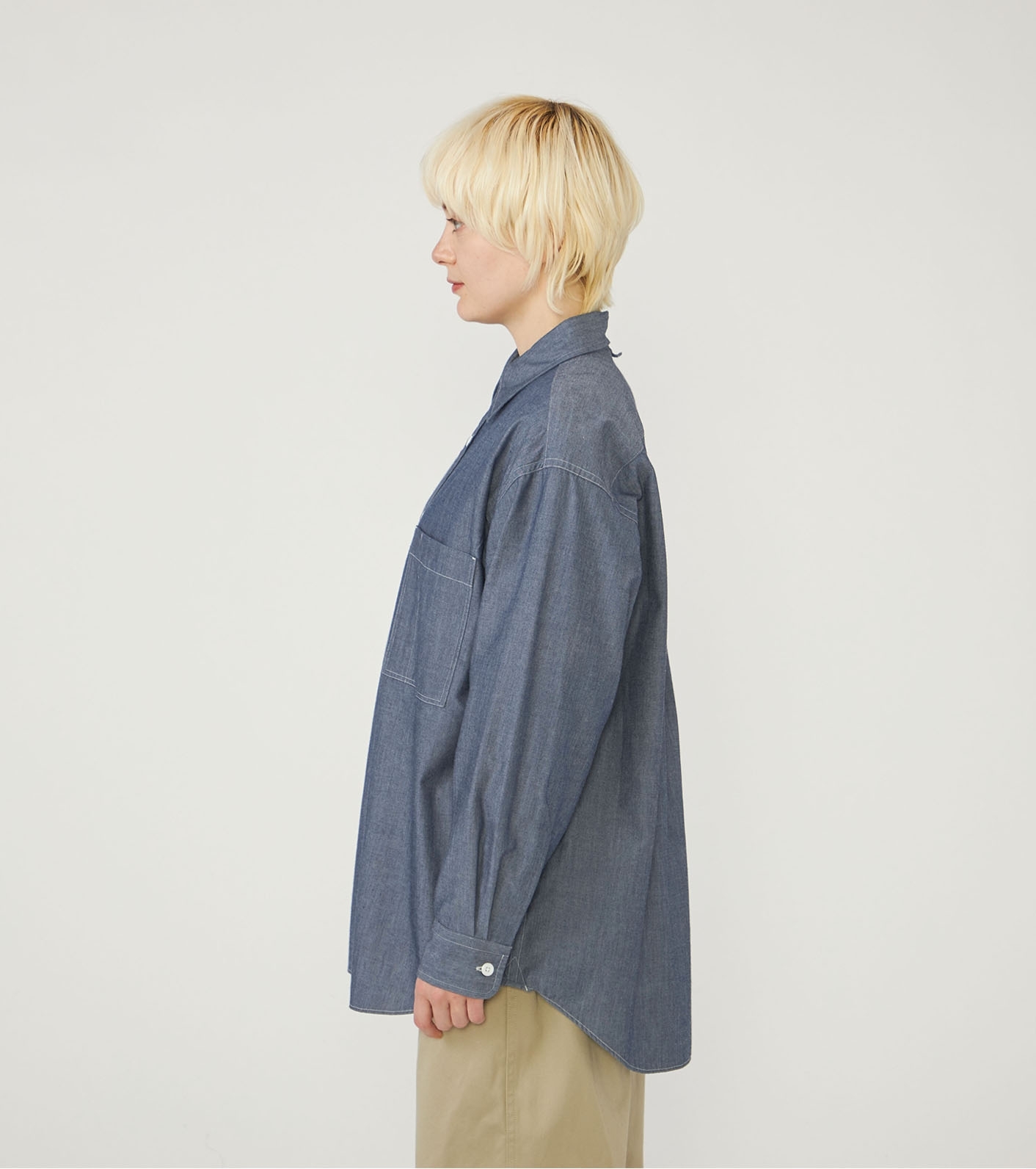 Regular Collar Chambray Field Shirt