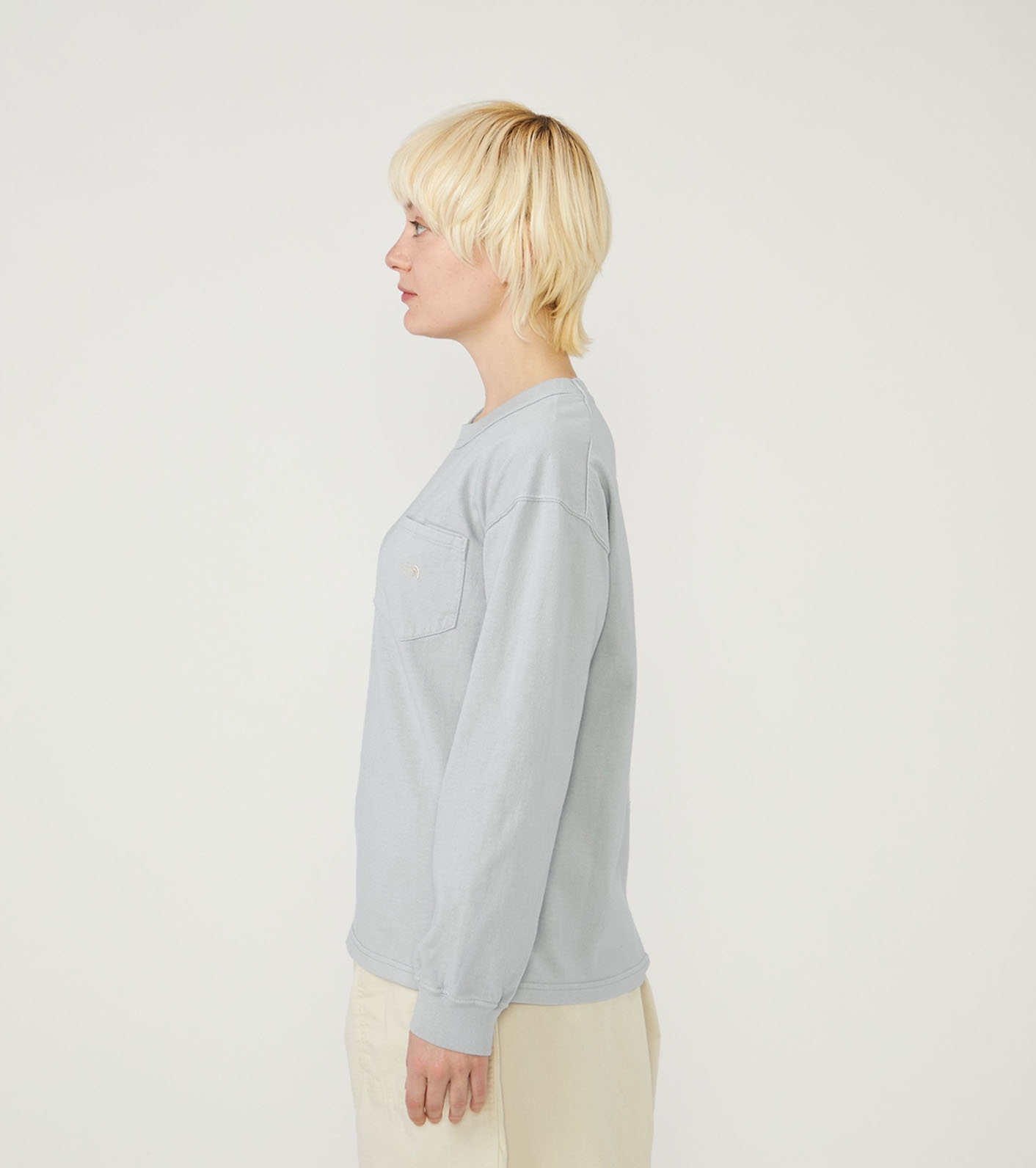 8oz Field Long Sleeve Pocket Tee