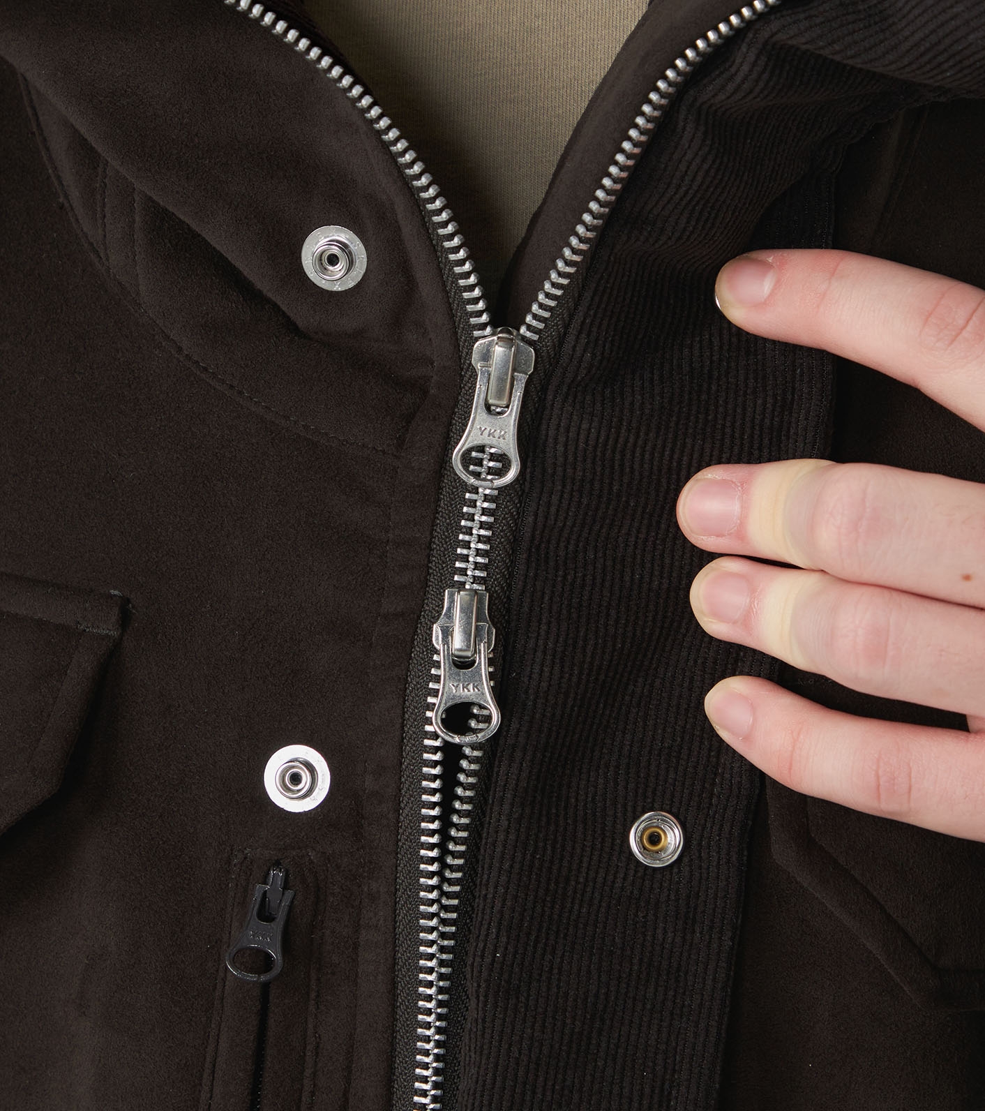 Synthetic Leather Mountain Parka