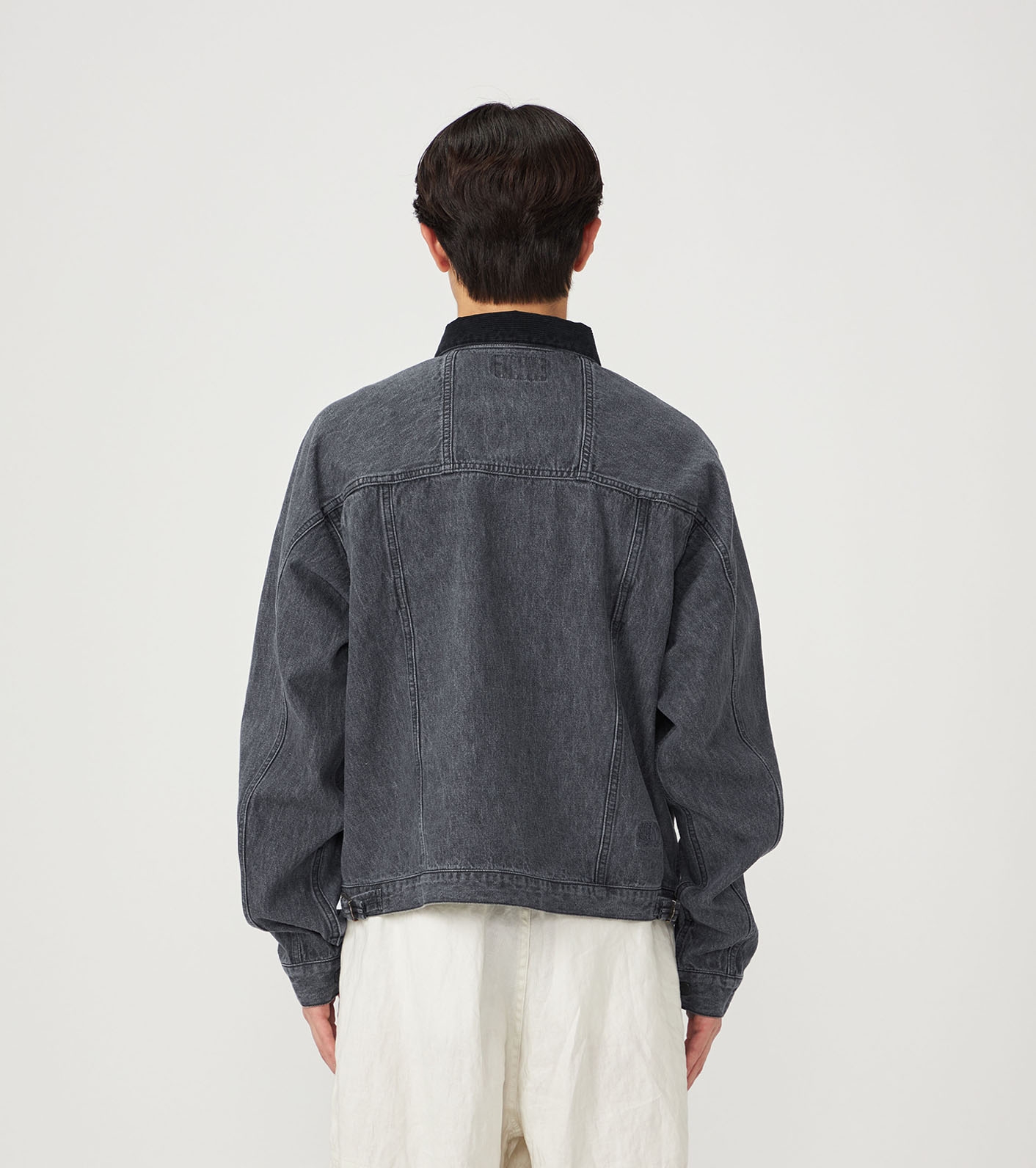Linen Cotton Denim Field Jacket