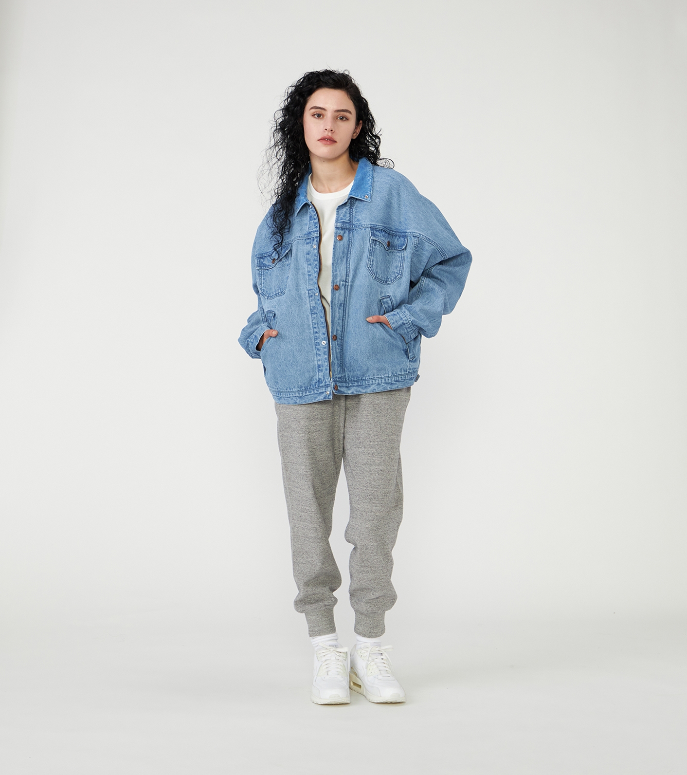 Linen Cotton Denim Field Jacket