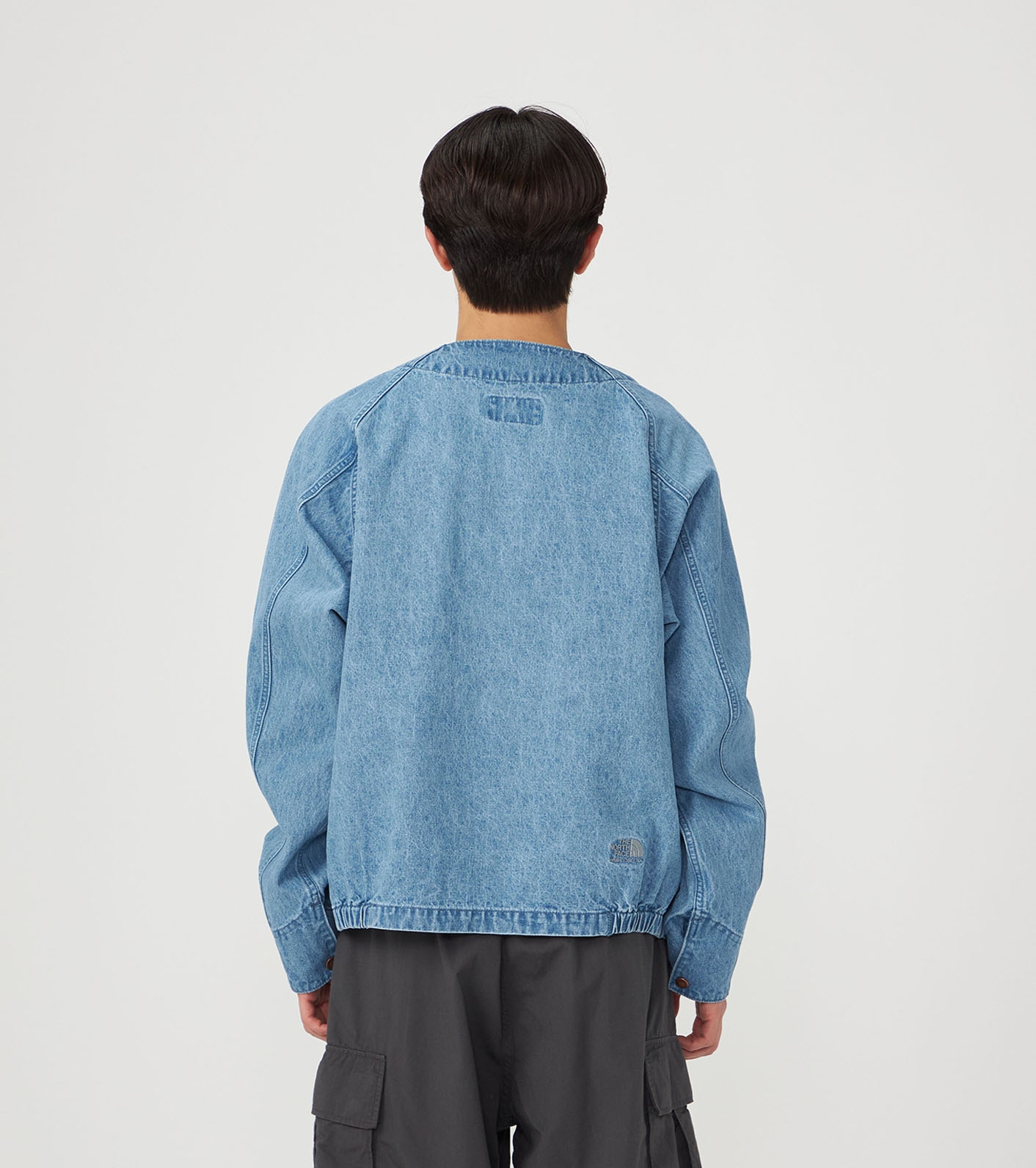 Linen Cotton Denim Field Cardigan