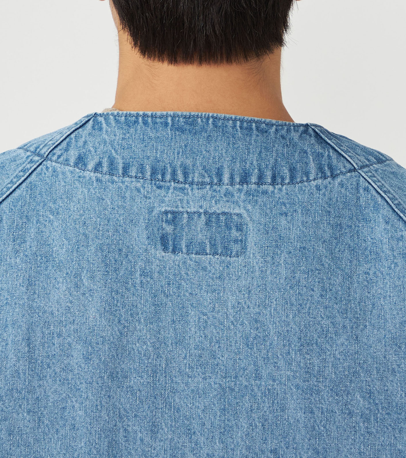 Linen Cotton Denim Field Cardigan