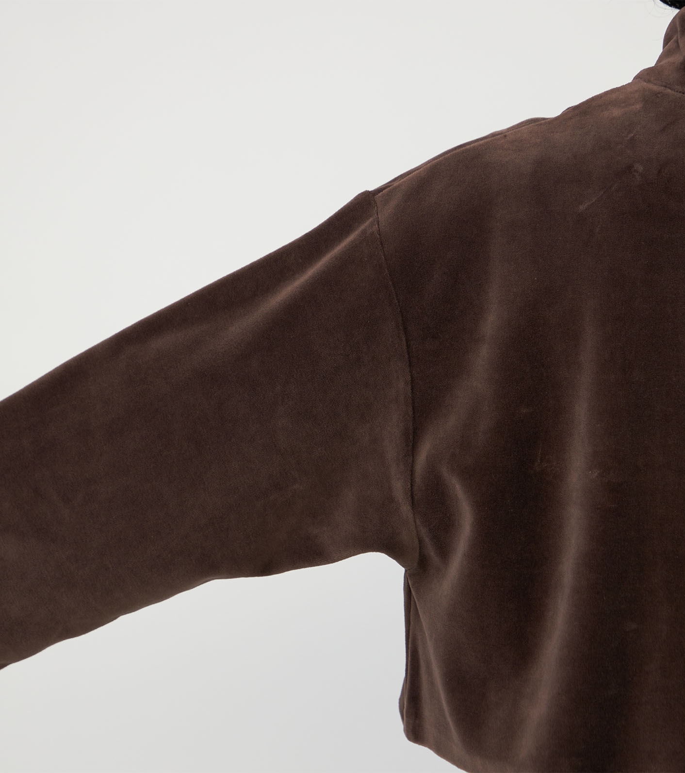 Field Velour Cropped Jacket