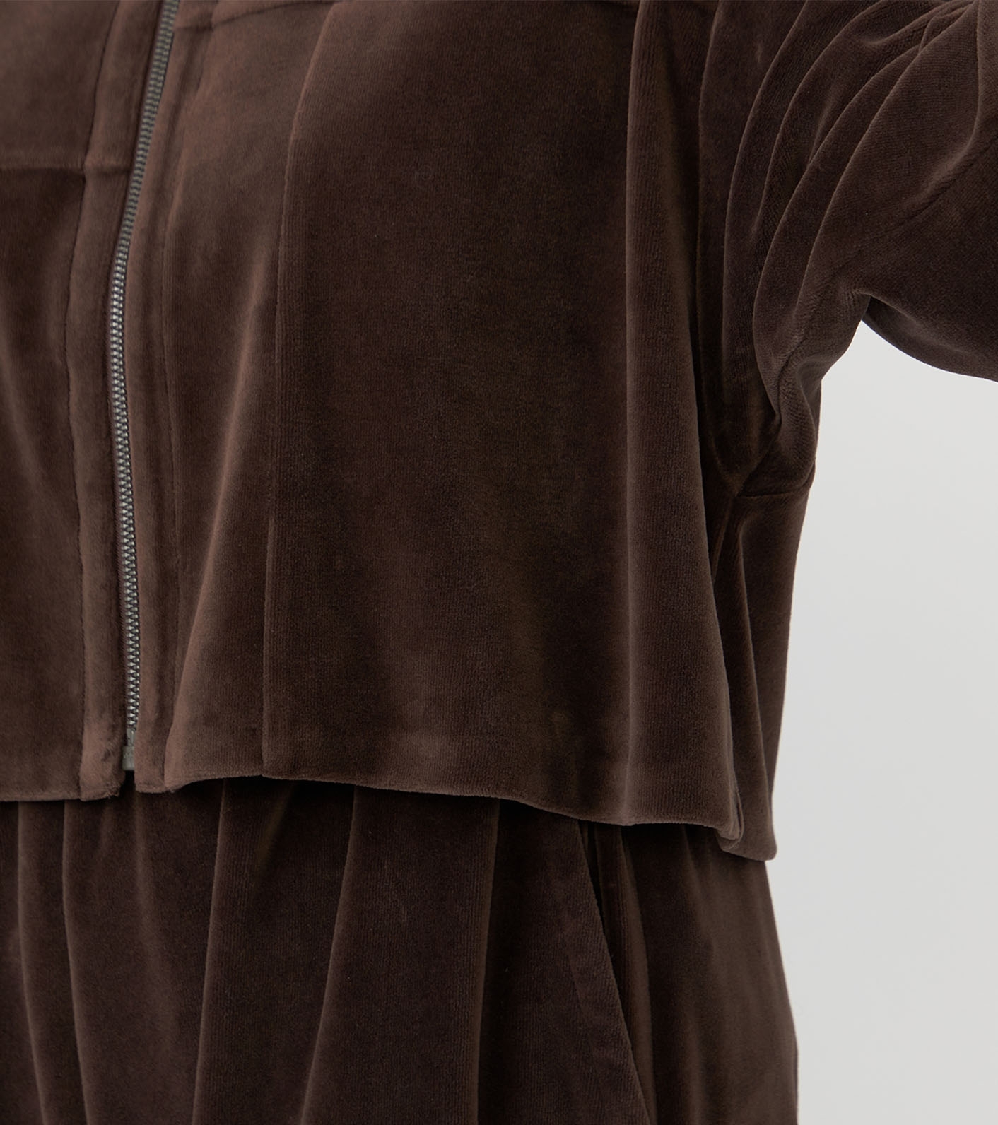 Field Velour Cropped Jacket