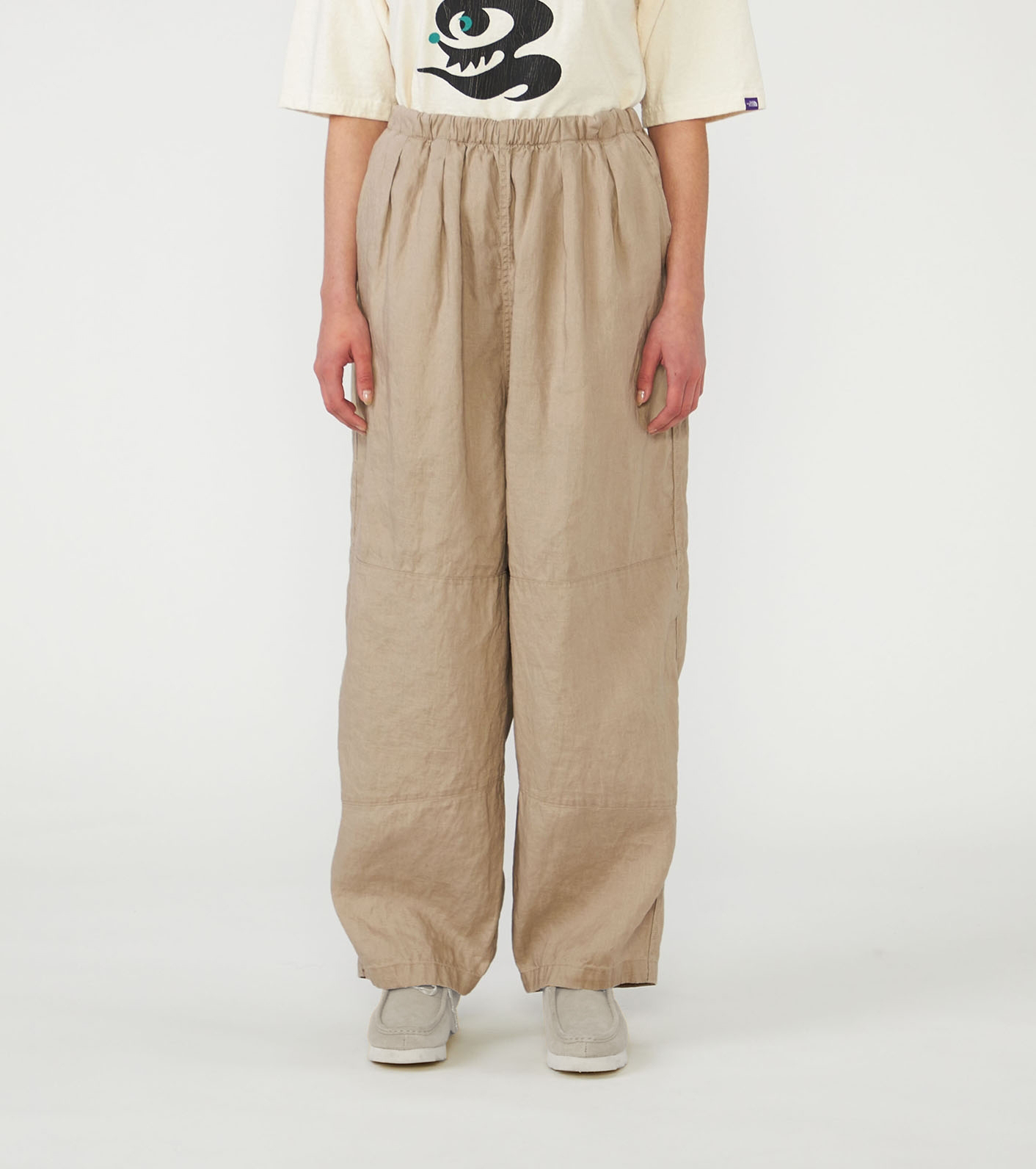 Hemp Field Shirred Pants