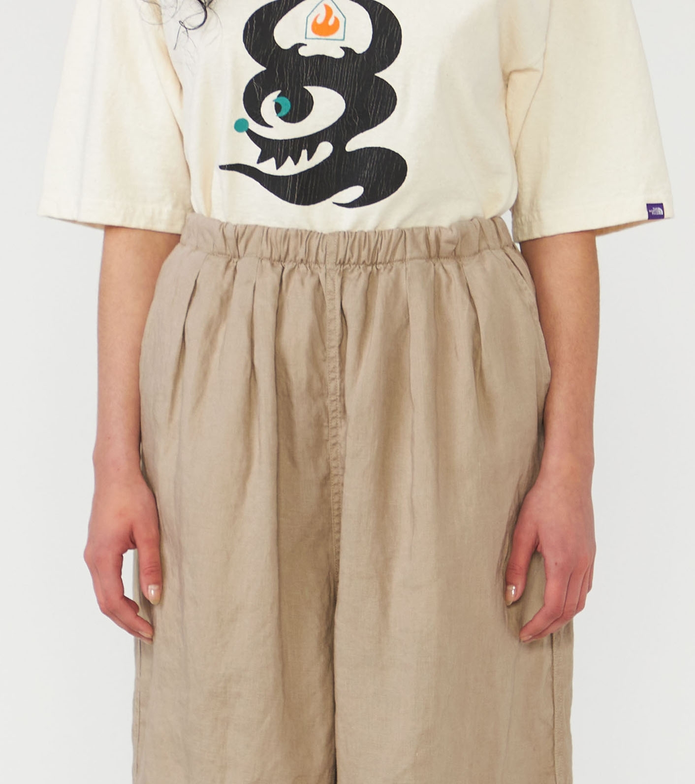 Hemp Field Shirred Pants