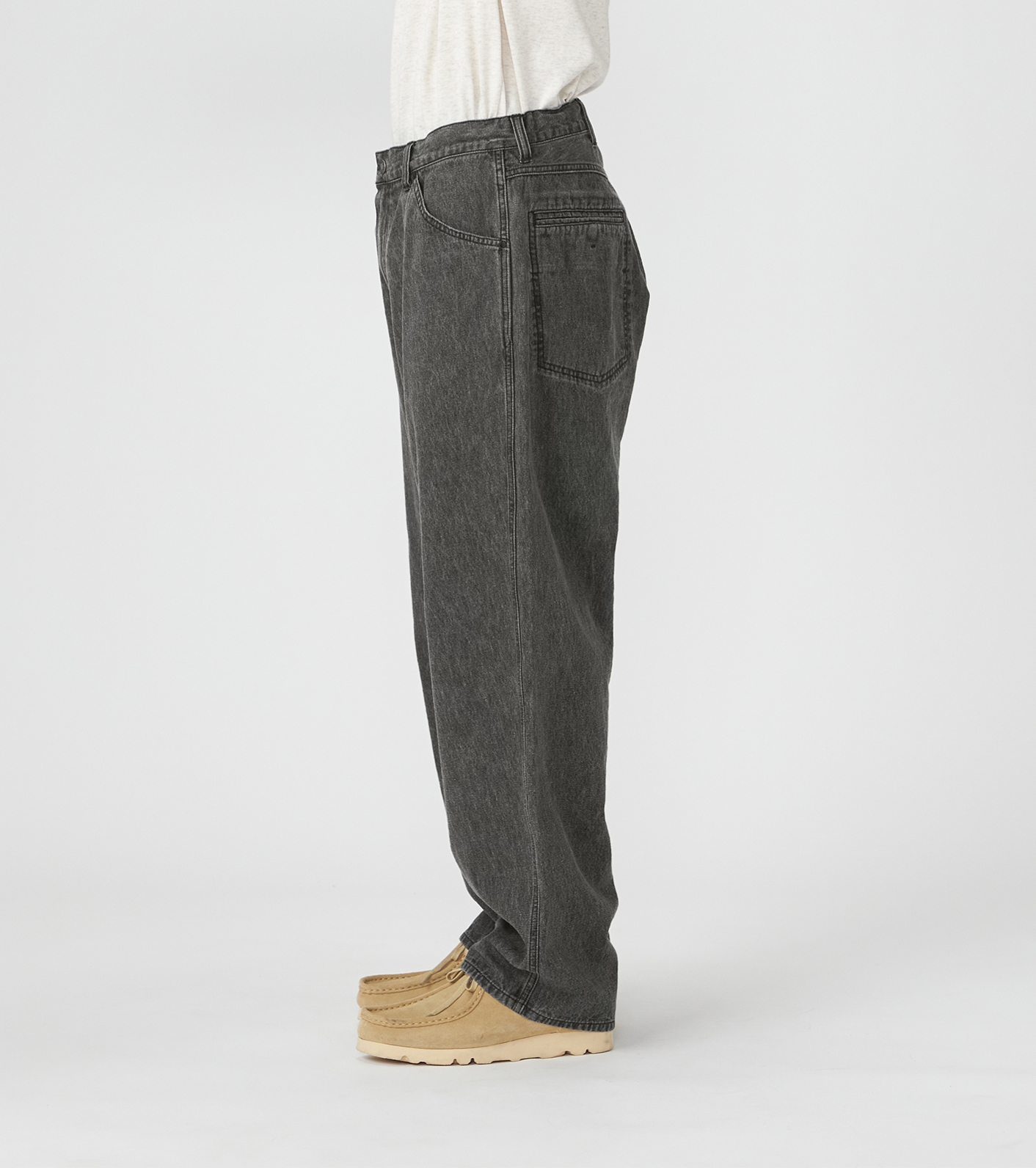 Linen Cotton Denim Field Pants