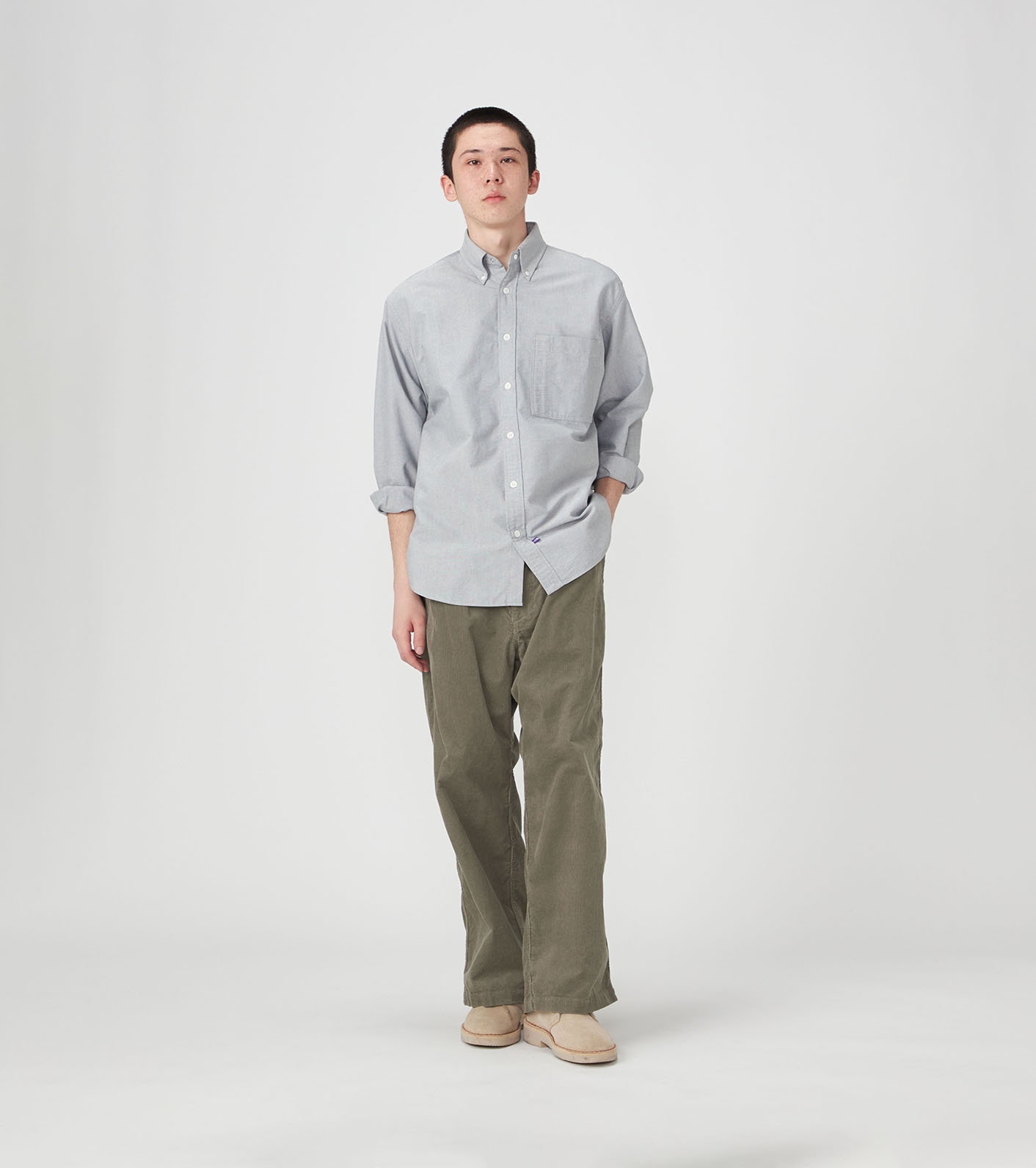 Corduroy Wide Straight Field Pants