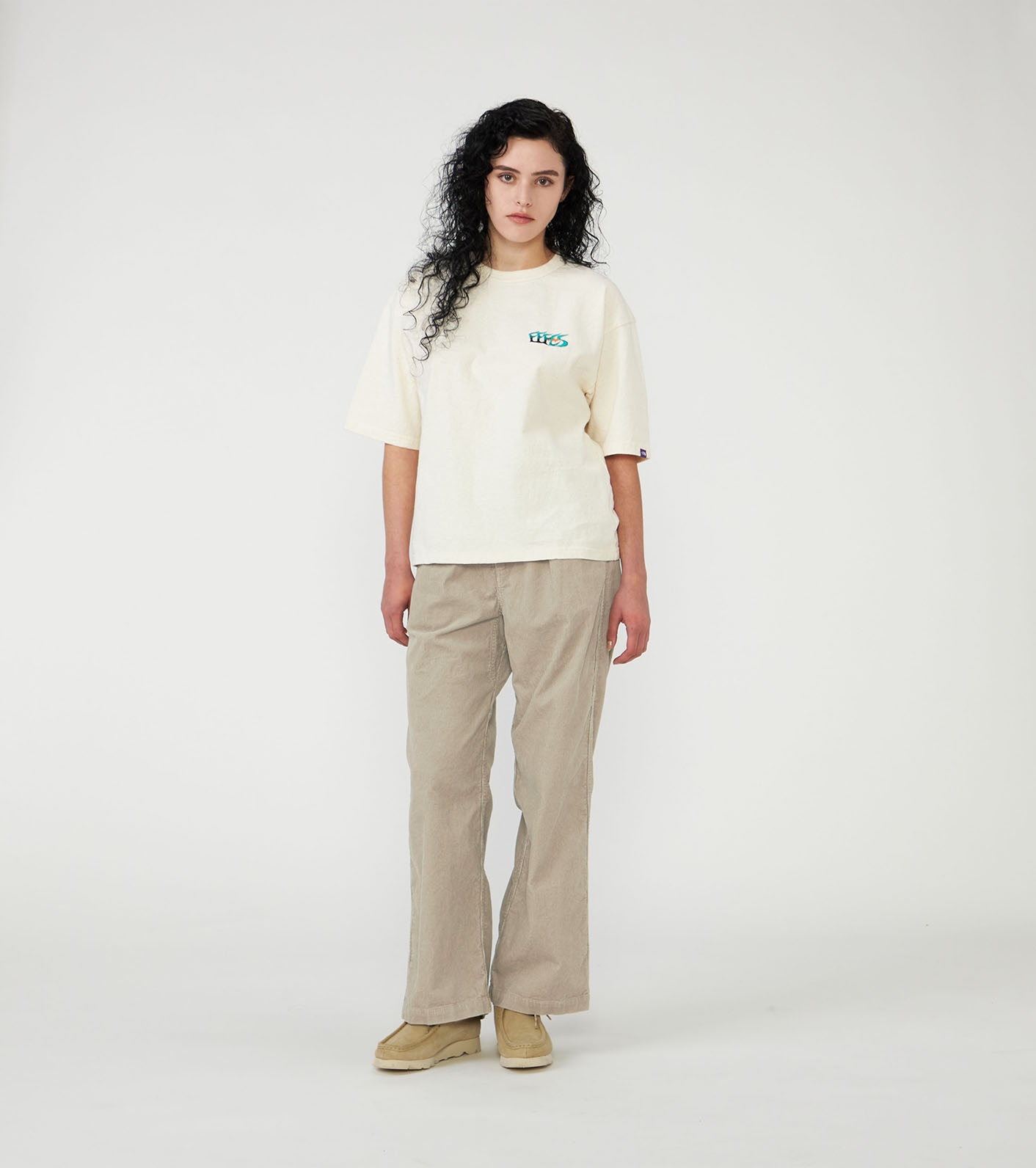 Corduroy Wide Straight Field Pants