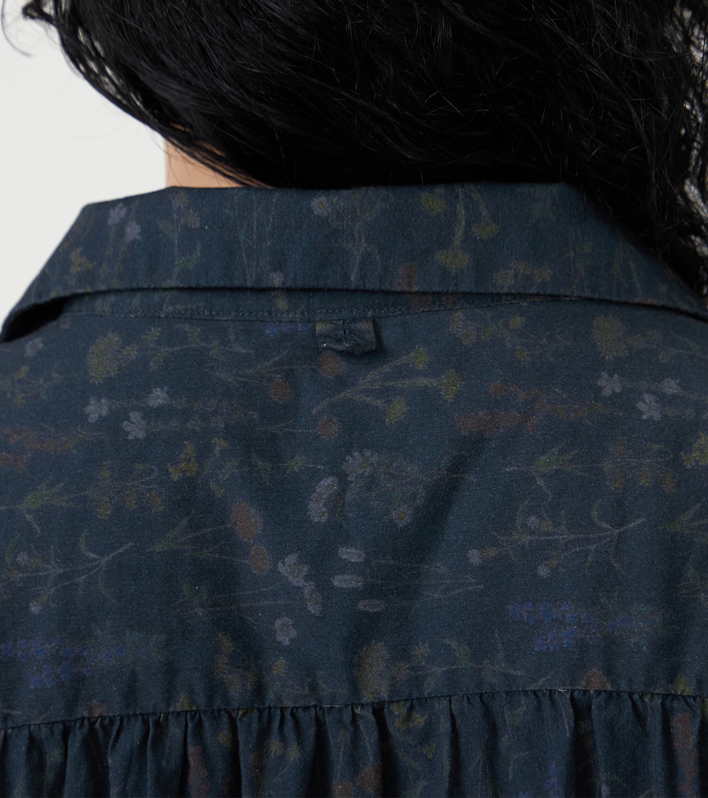Flower Printed Cropped Shirt