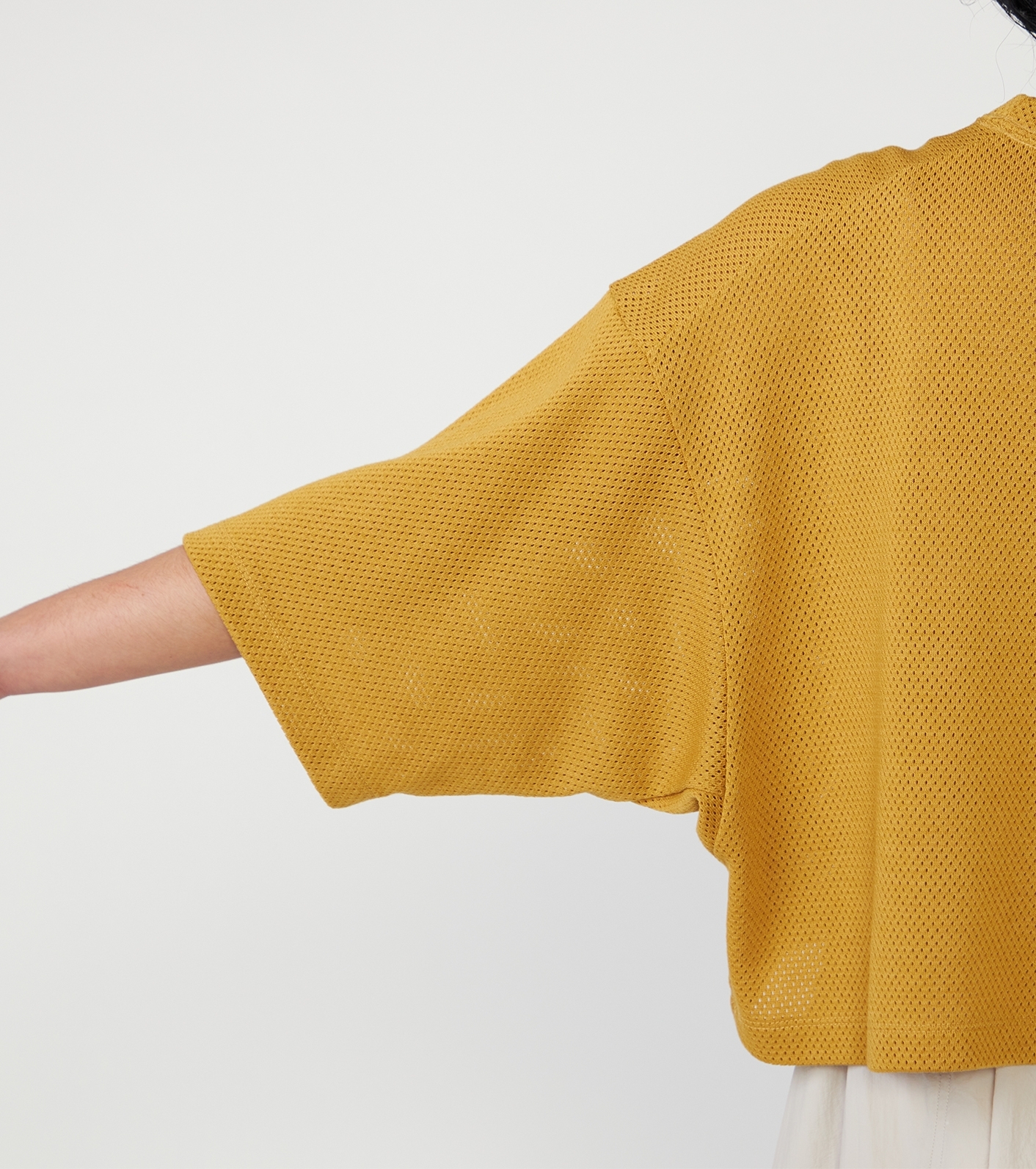 Mesh Field Cropped Tee