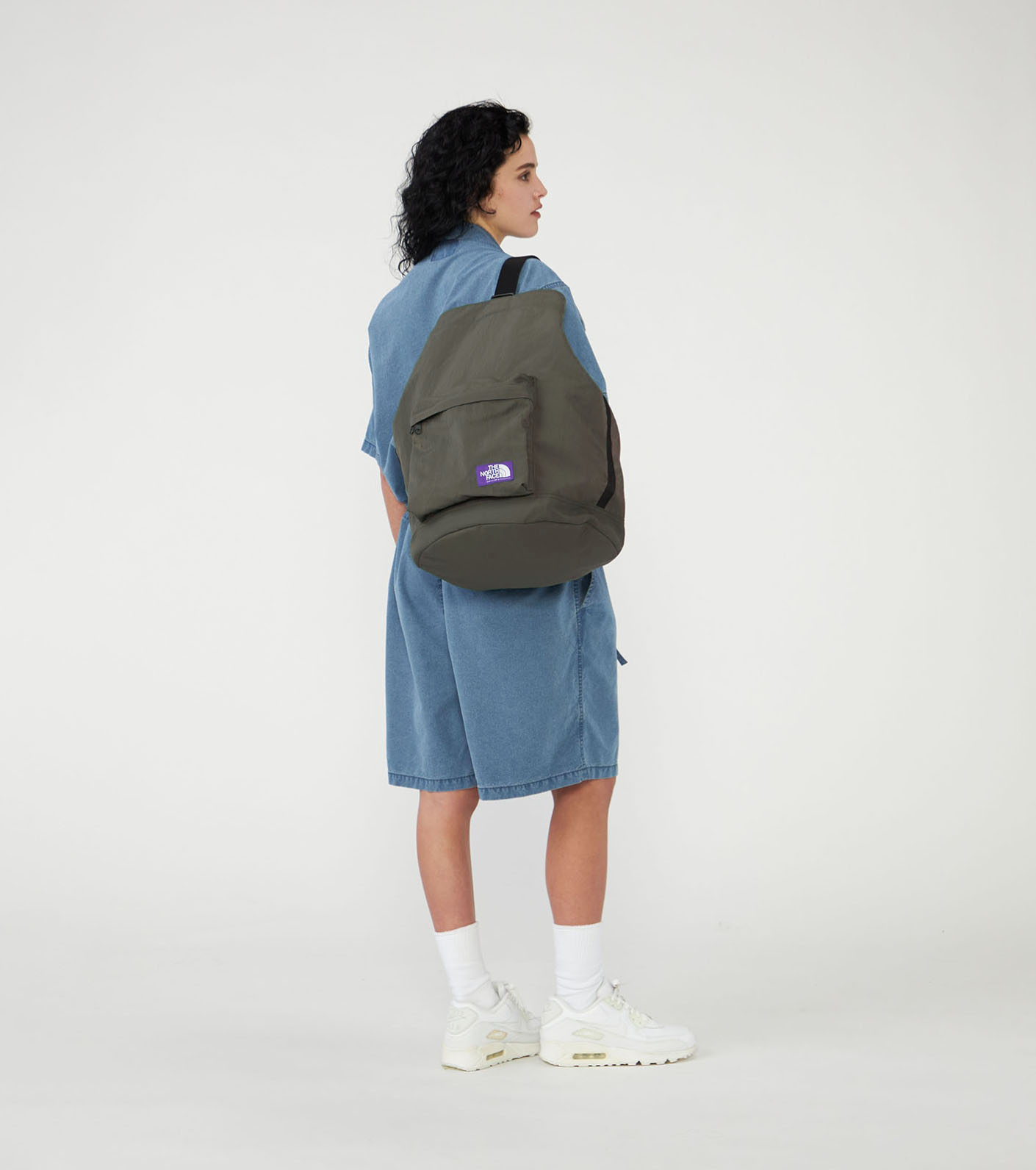 Nylon Twill Bucket Bag
