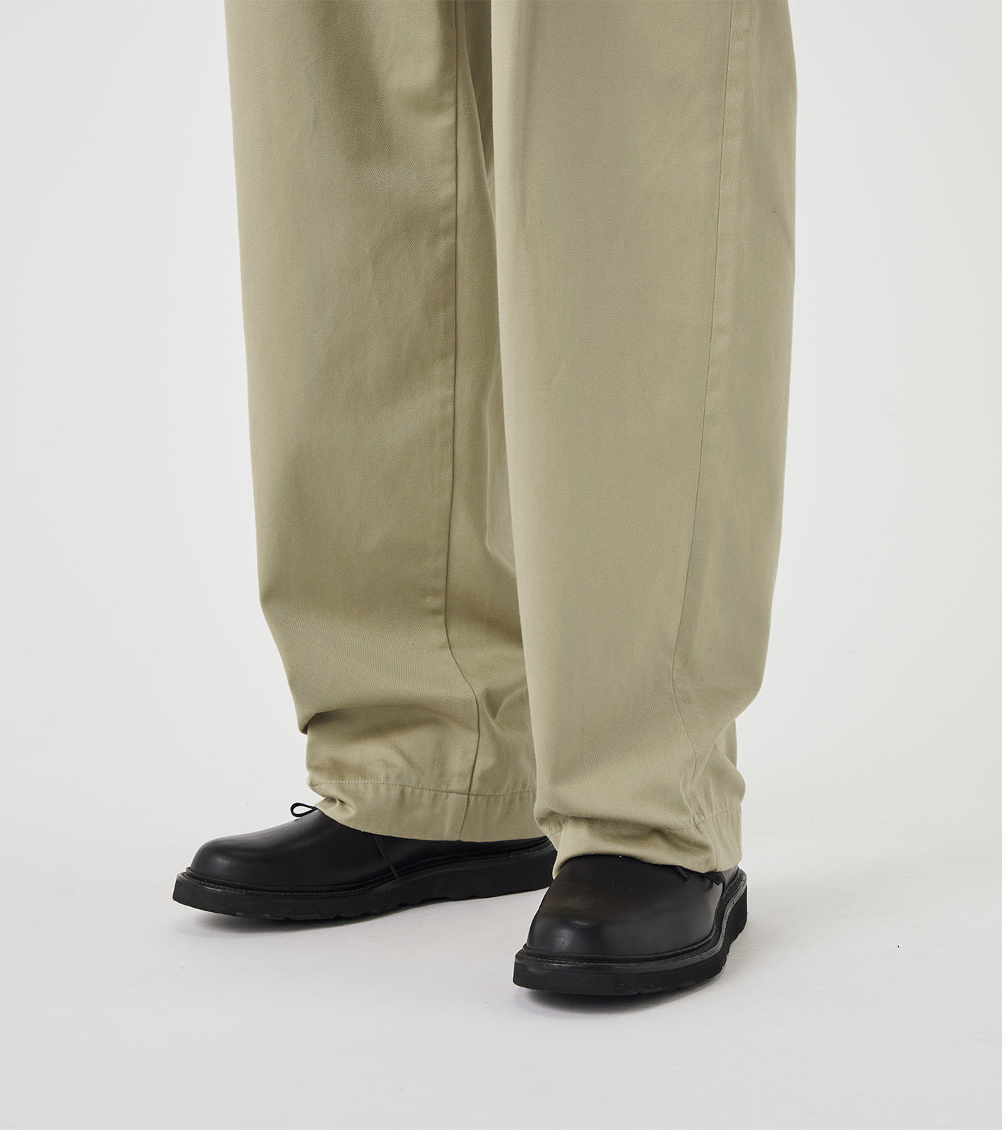 Double Pleated Chino Pants