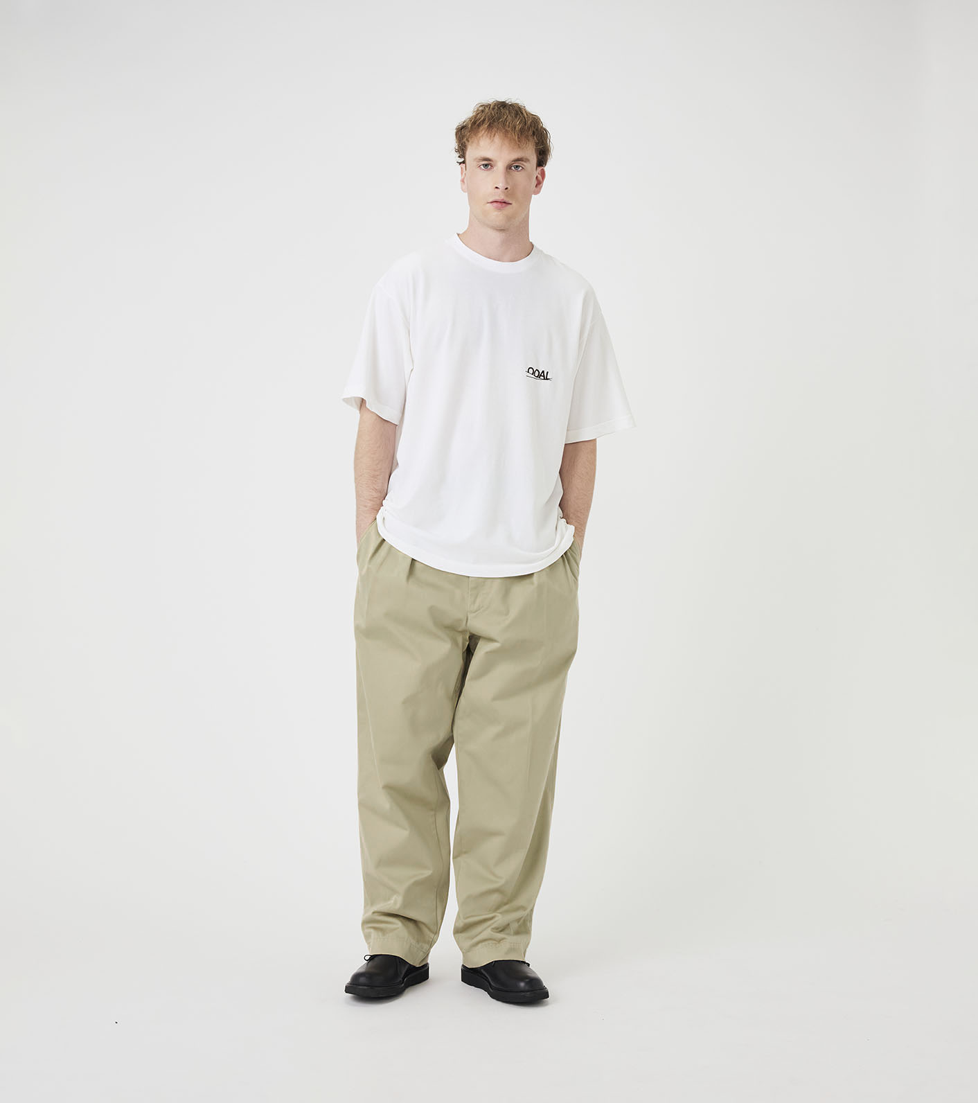Double Pleated Chino Pants