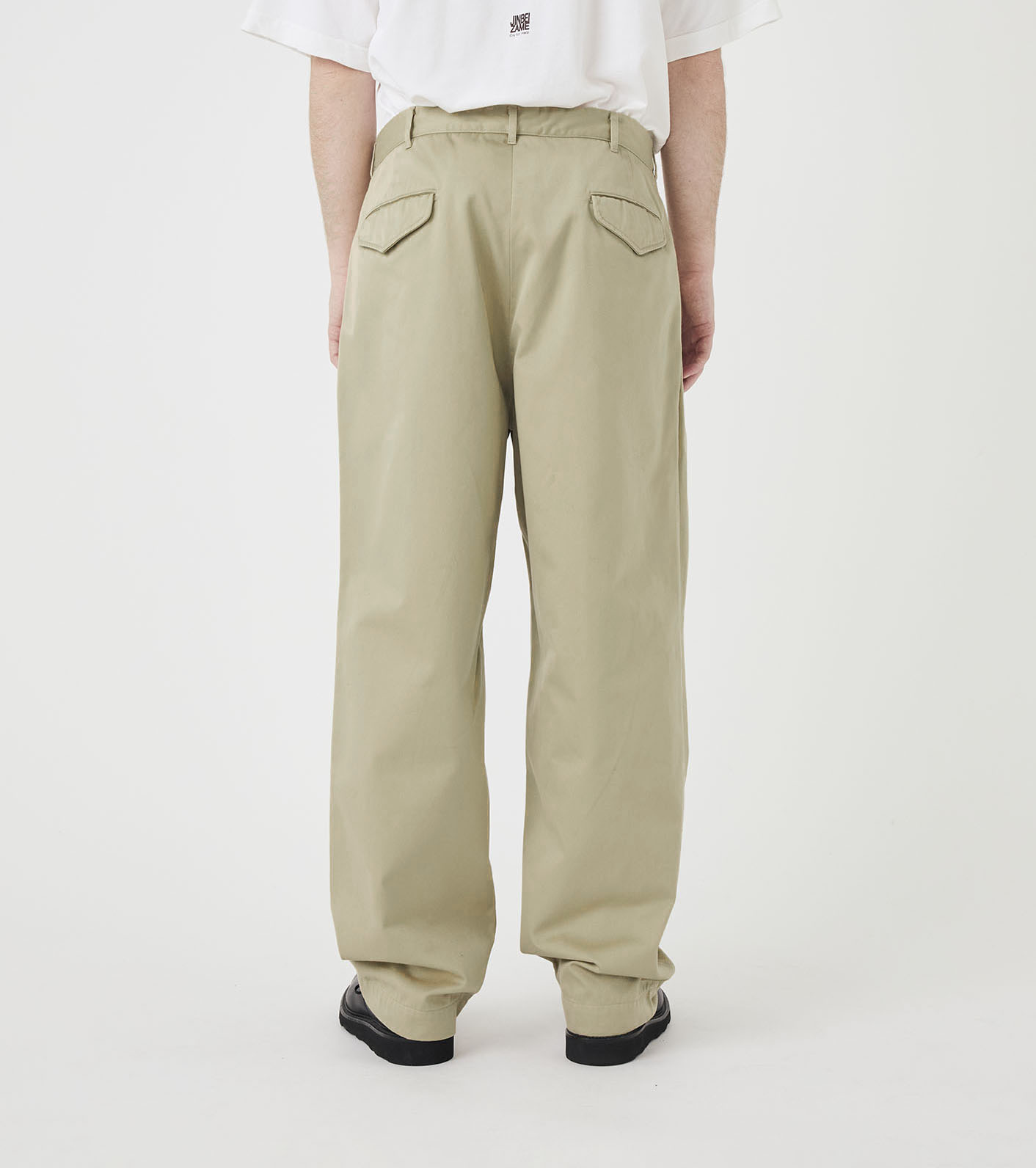 Double Pleated Chino Pants