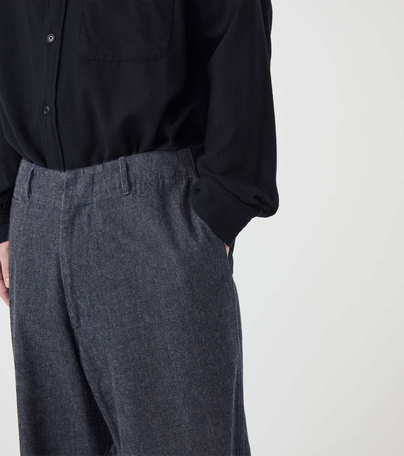 Wide Denim Pants