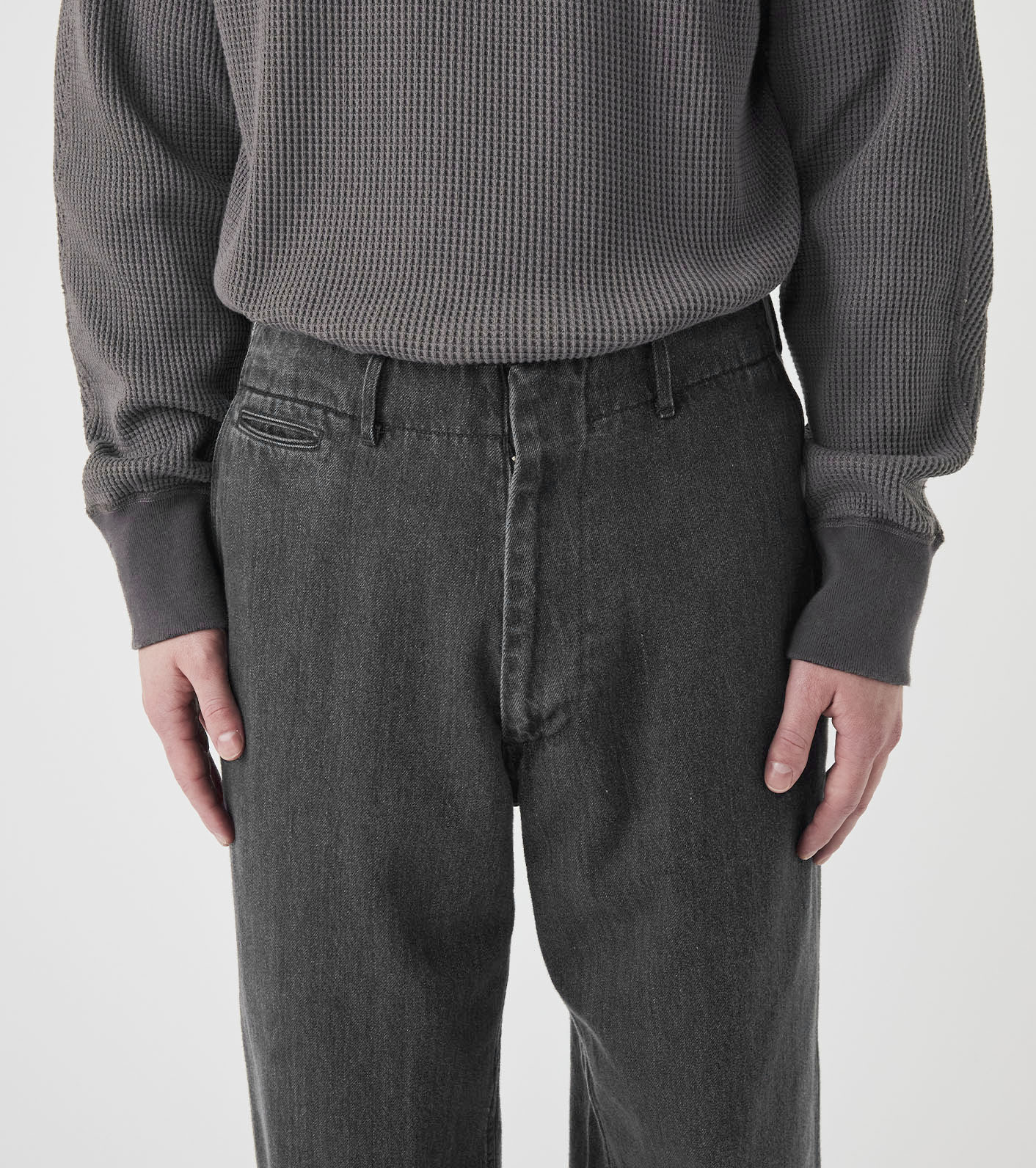 Wide Denim Pants