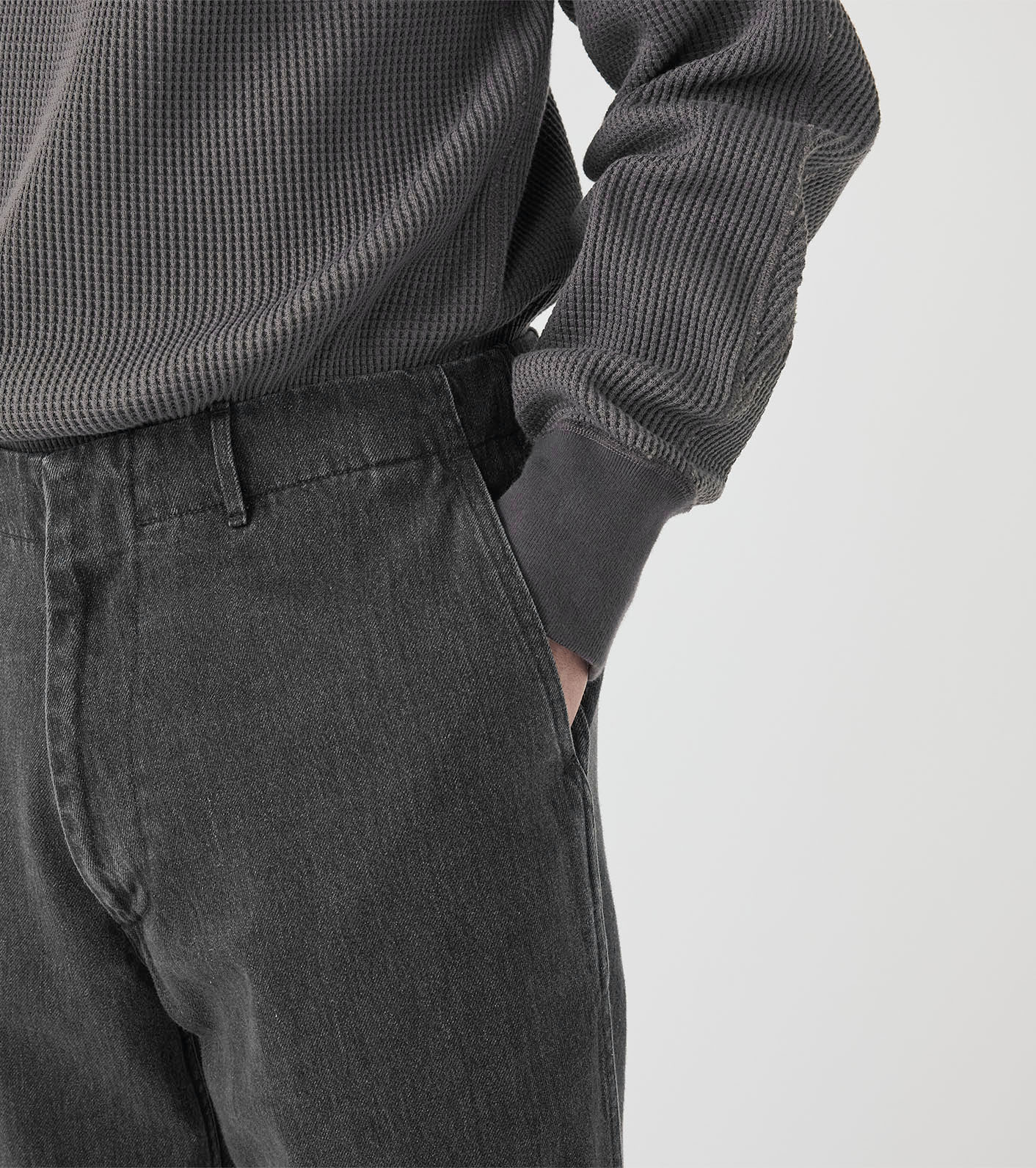 Wide Denim Pants