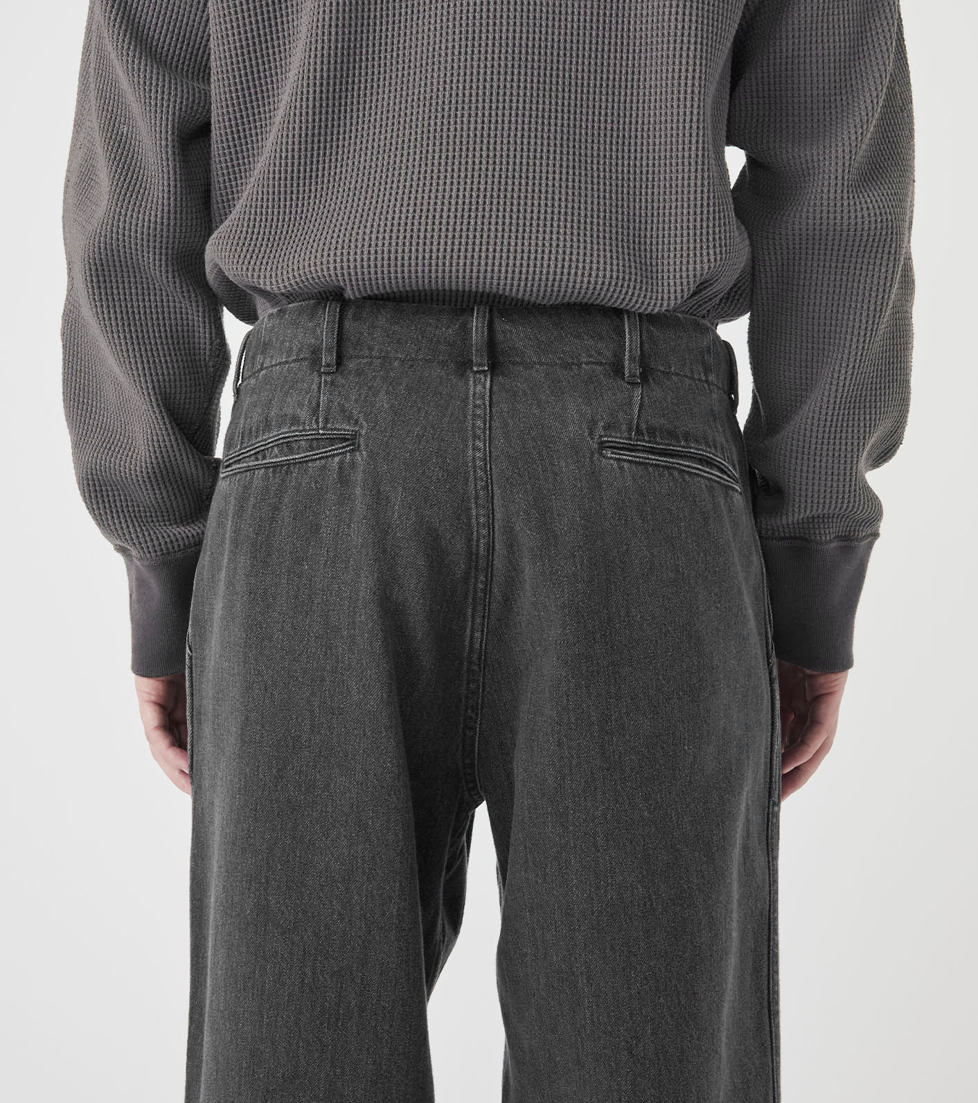 Wide Denim Pants