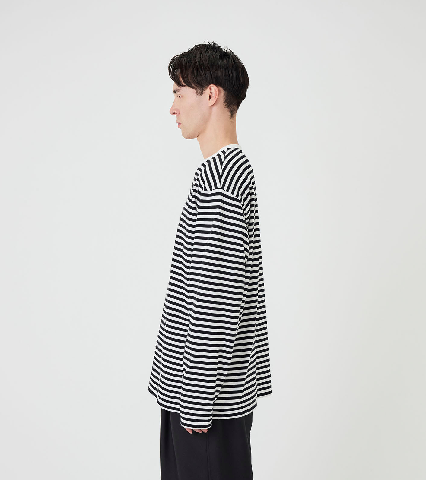 COOLMAX Stripe Jersey L/S Tee