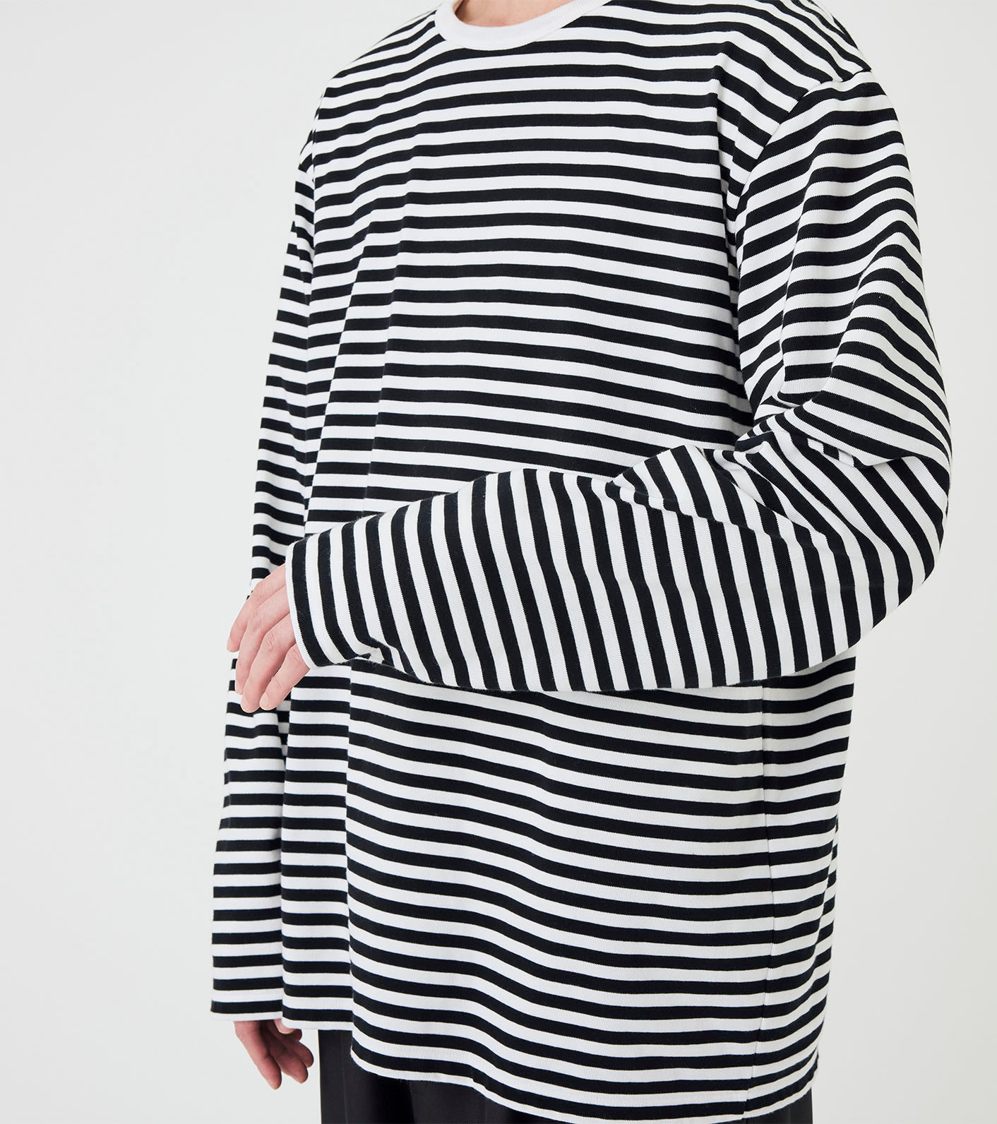 COOLMAX Stripe Jersey L/S Tee