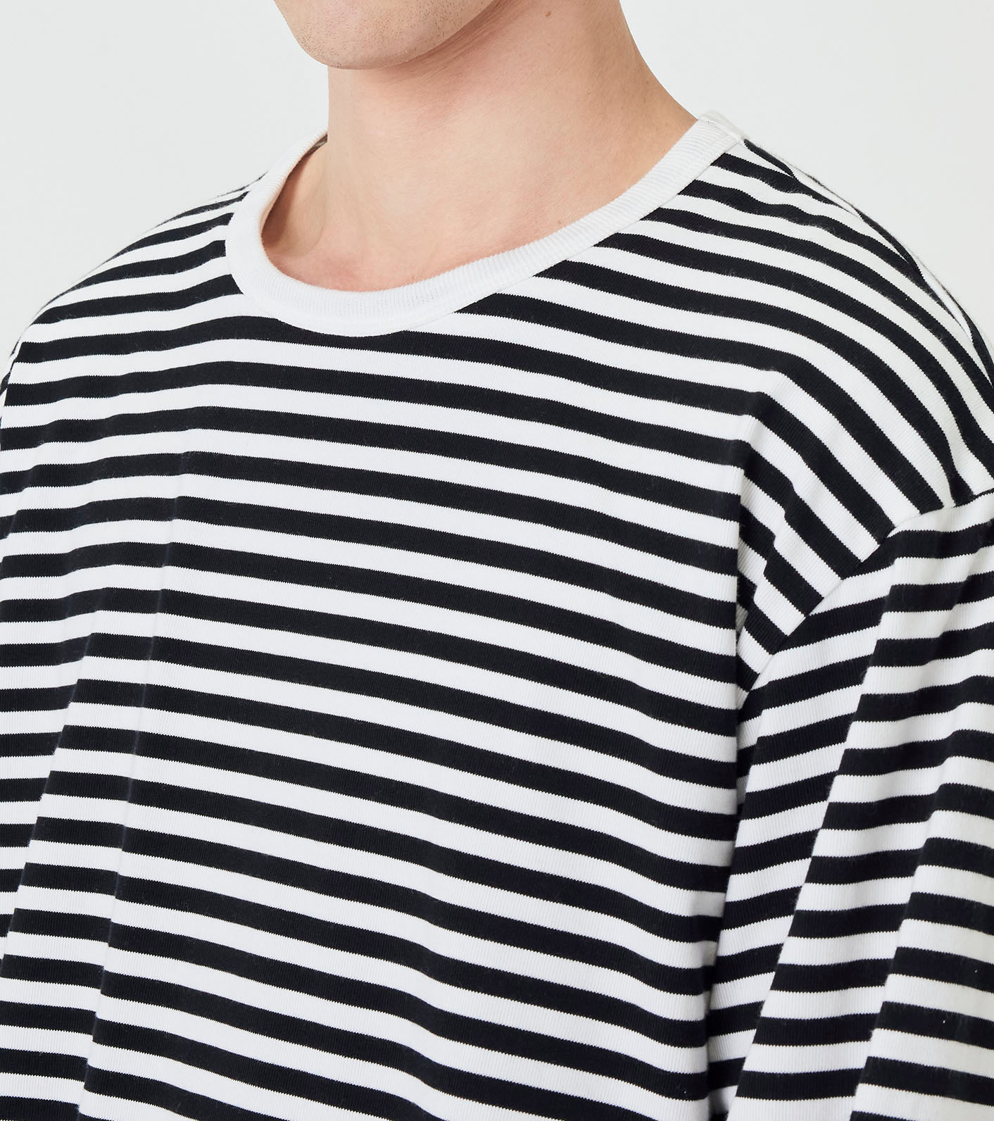 COOLMAX Stripe Jersey L/S Tee