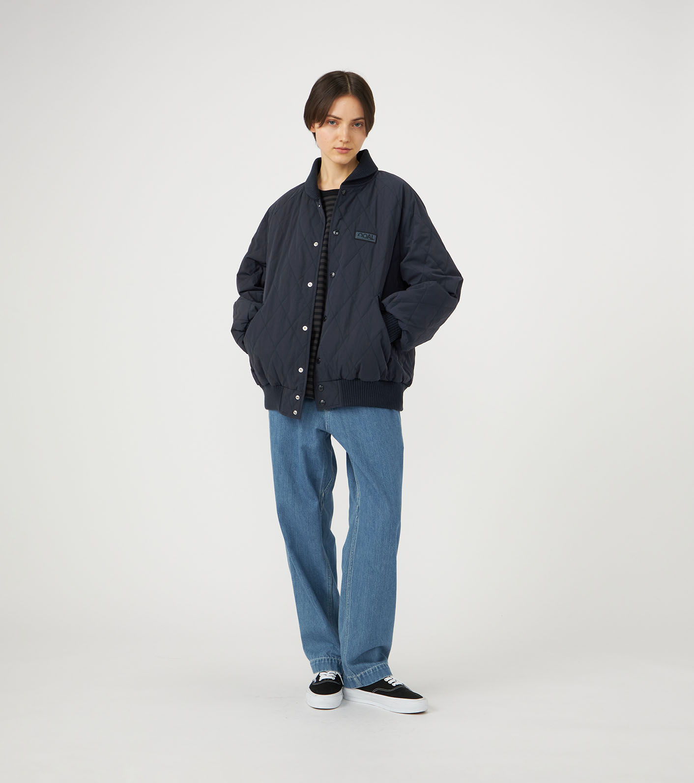 OOAL Quilting Varsity Jacket