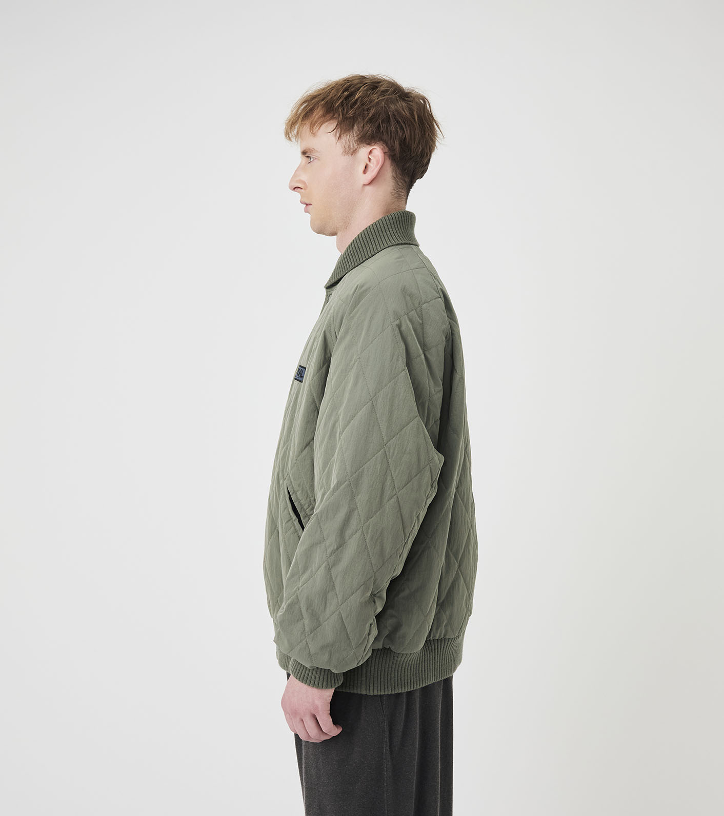OOAL Quilting Varsity Jacket