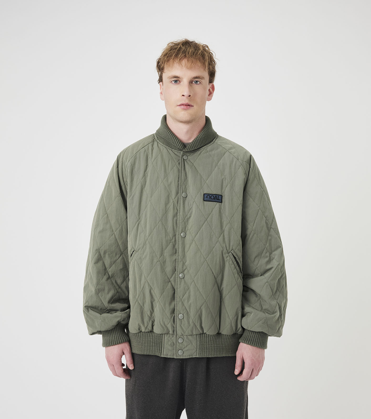 OOAL Quilting Varsity Jacket