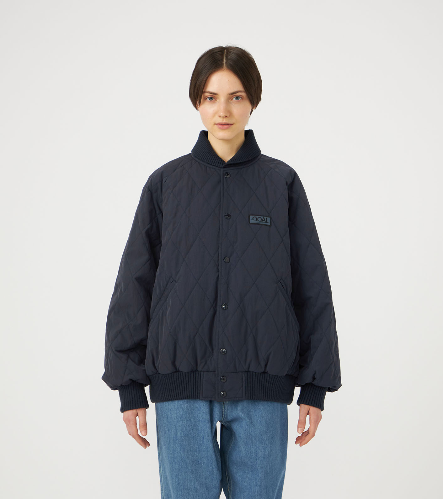 OOAL Quilting Varsity Jacket