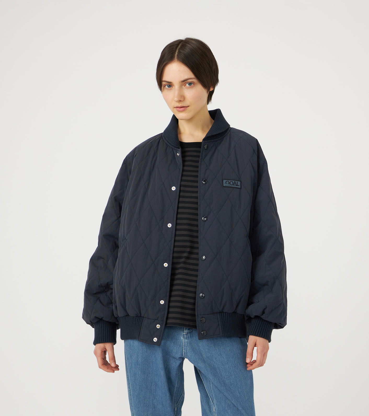 OOAL Quilting Varsity Jacket