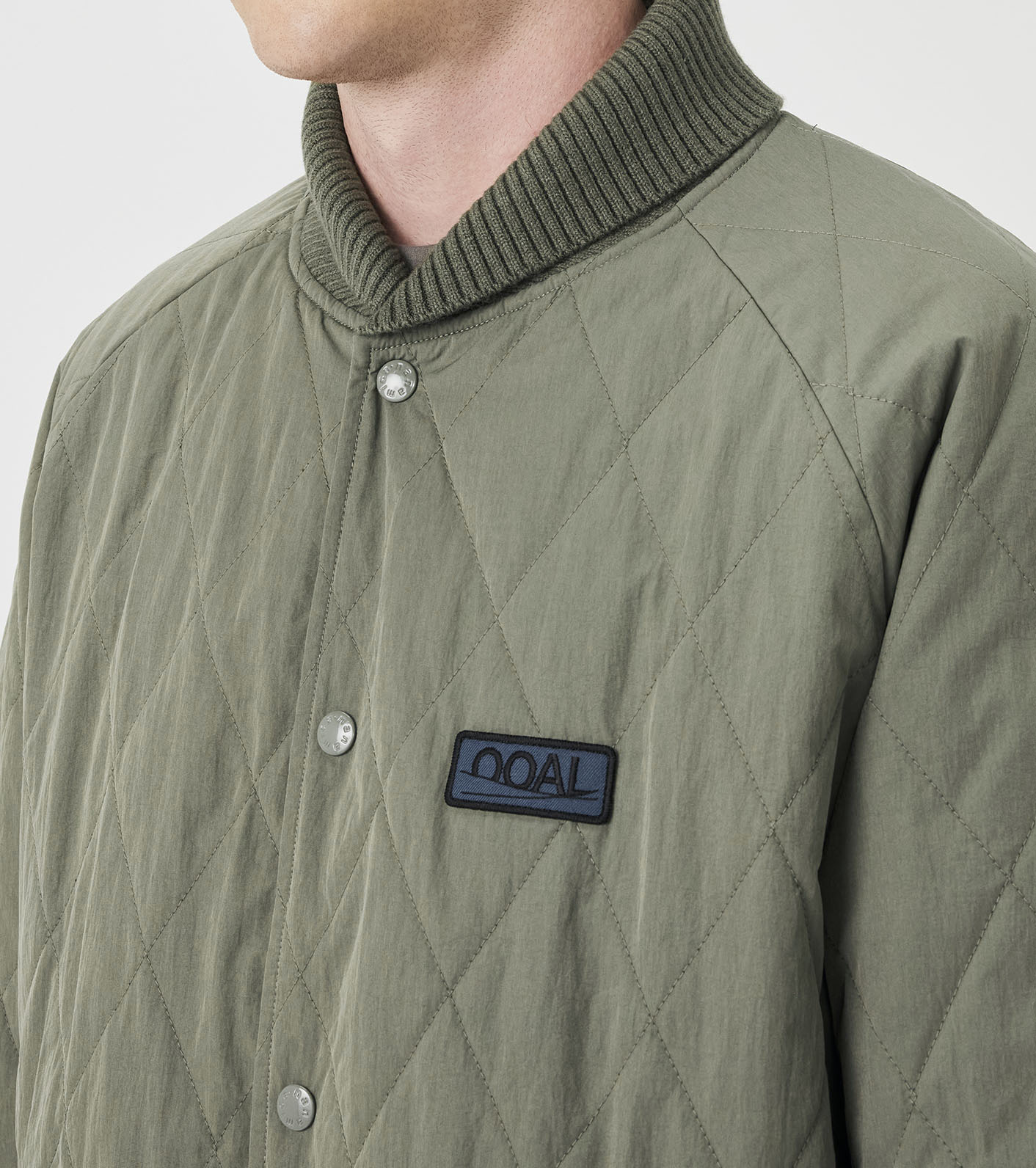 OOAL Quilting Varsity Jacket