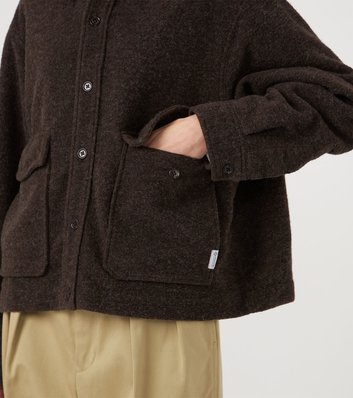 OOAL WINDSTOPPER Sliver Knit Jacket