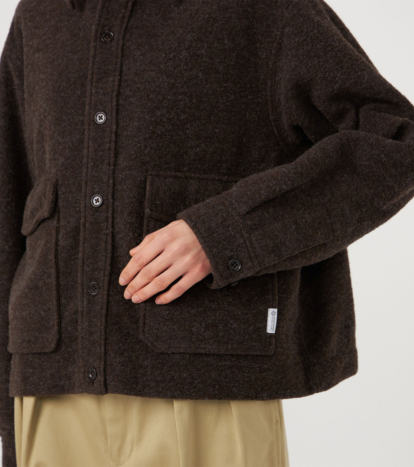 OOAL WINDSTOPPER Sliver Knit Jacket