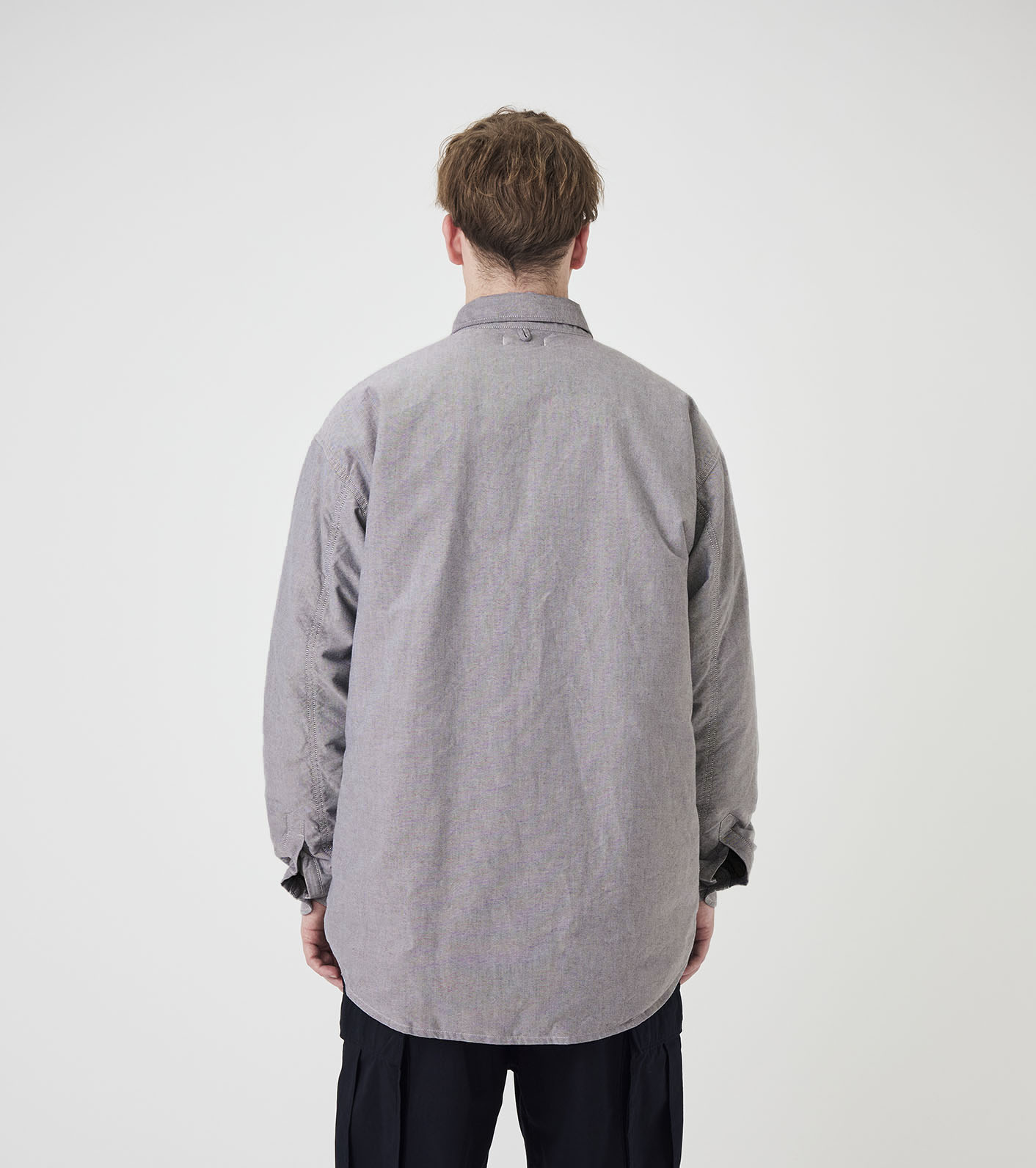 OOAL Cotton Oxford Cruiser Shirt Jacket