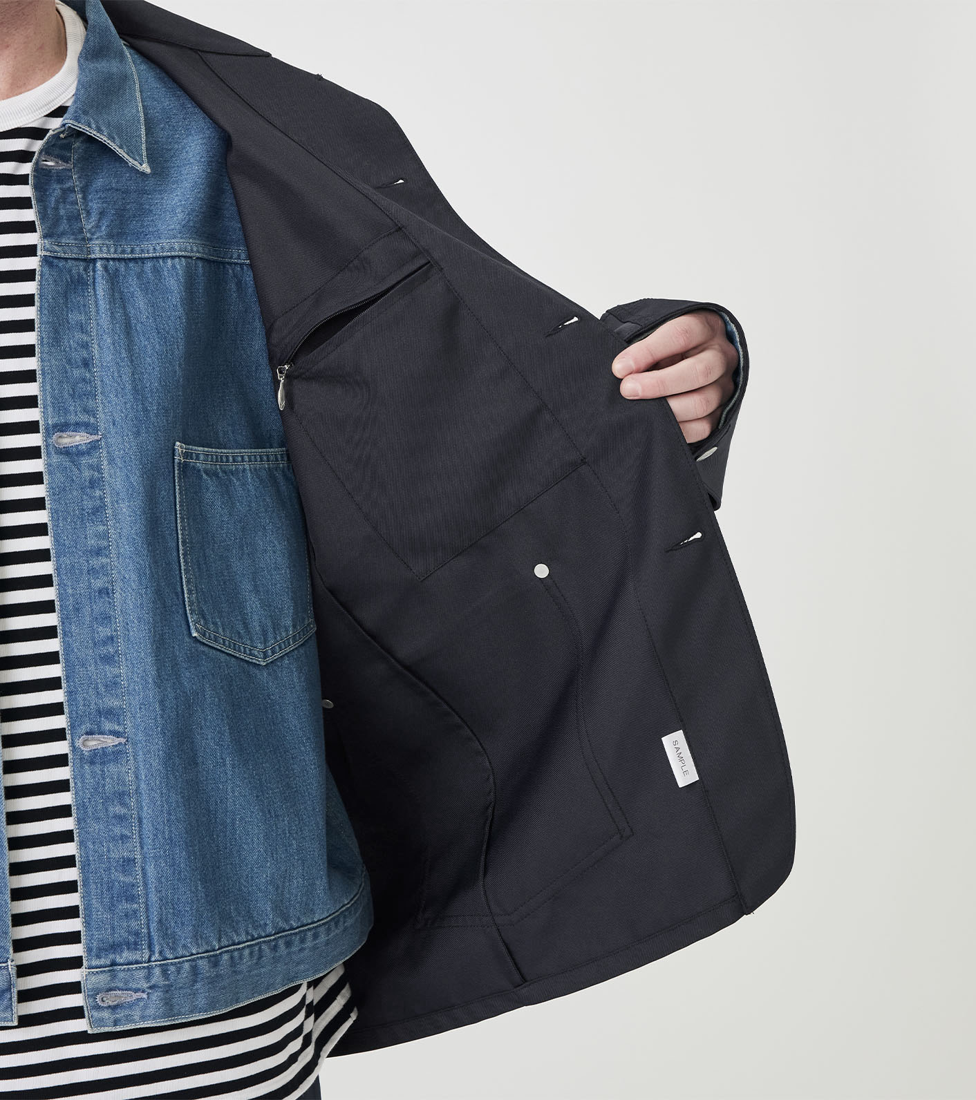 Polyester Twill Coverall Jacket