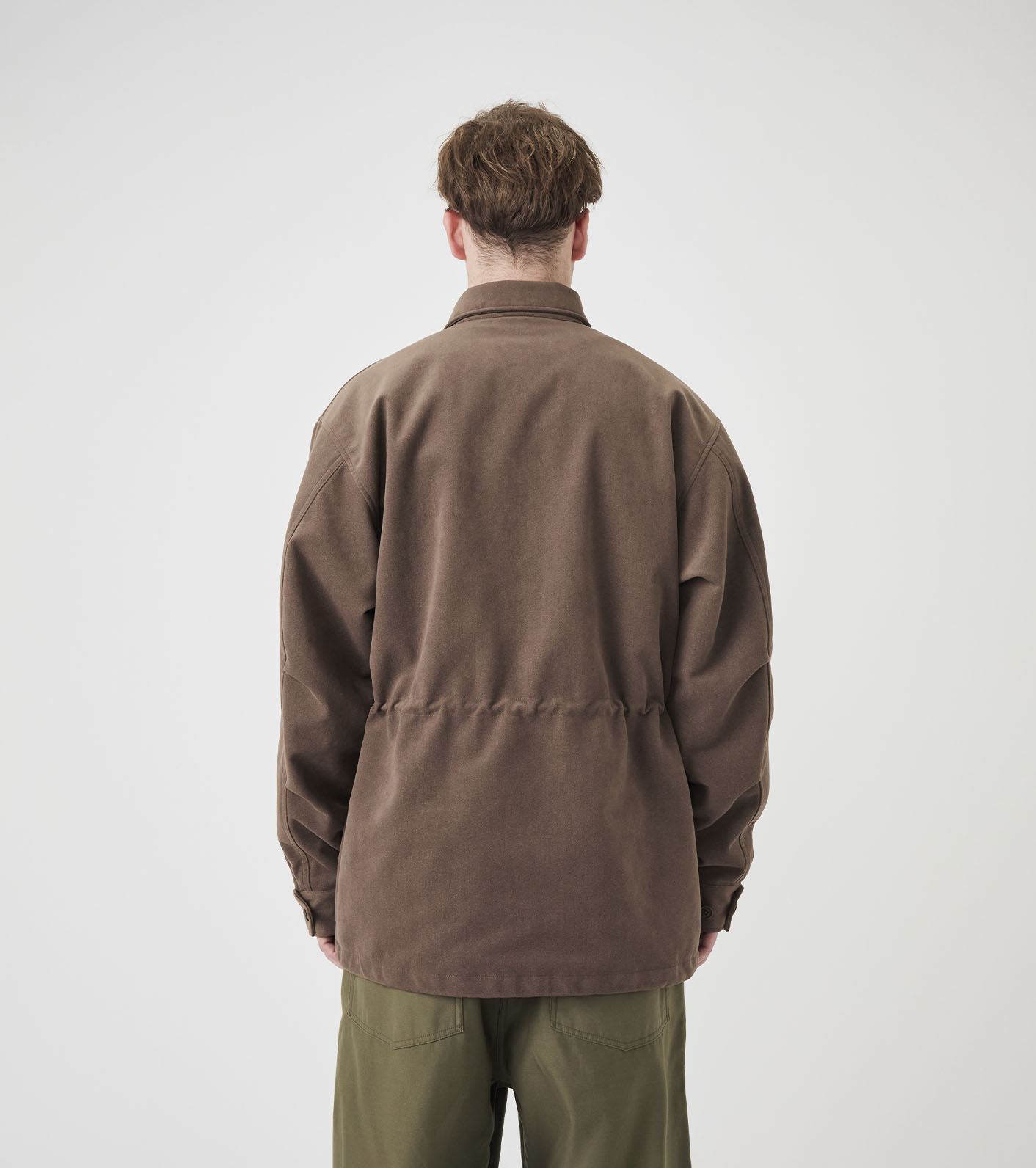 Synthetic Leather Field Jacket