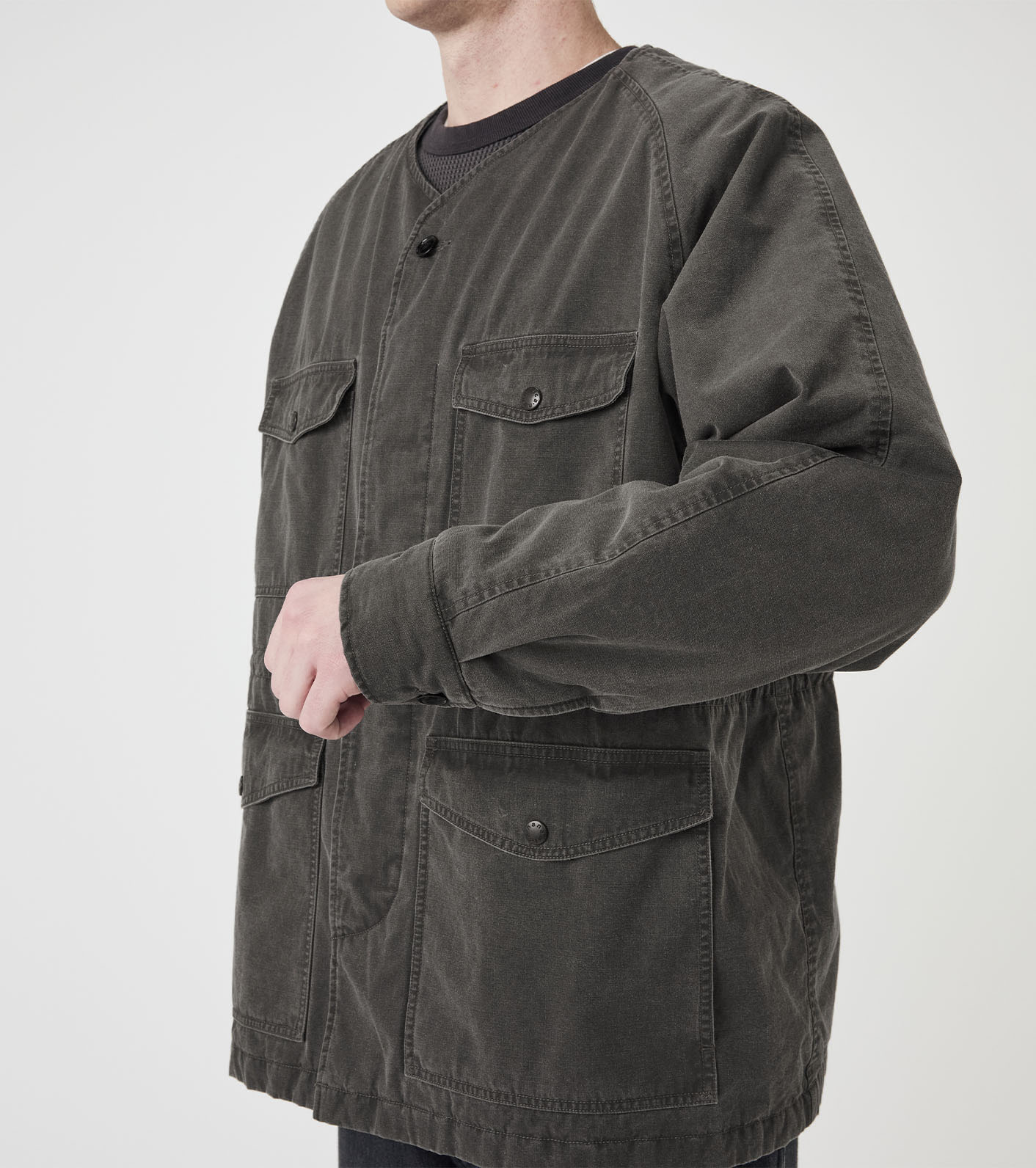 Cotton CORDURA Insulation Collarless Jacket