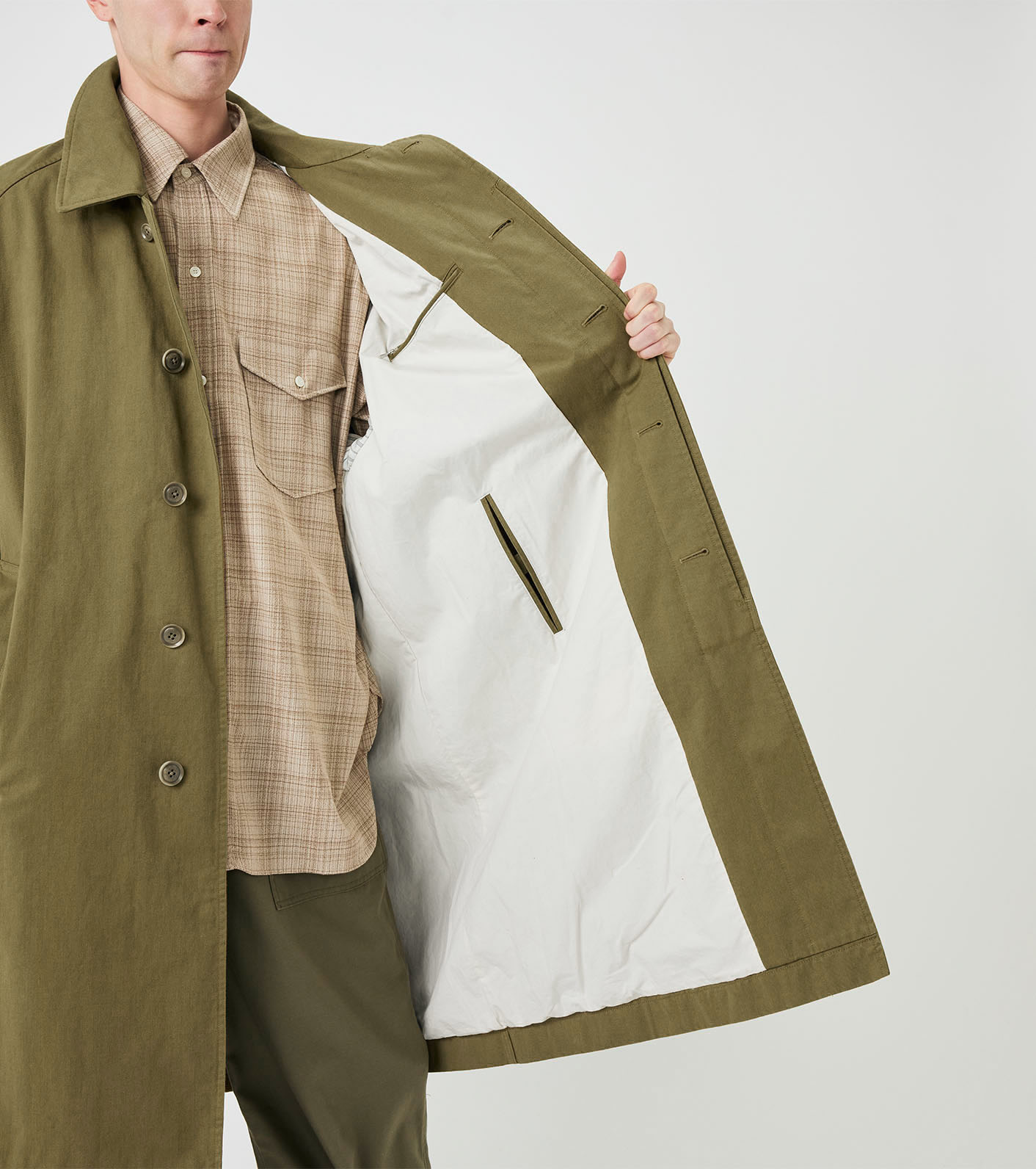 Cotton CORDURA WINDSTOPPER Balmacaan Coat