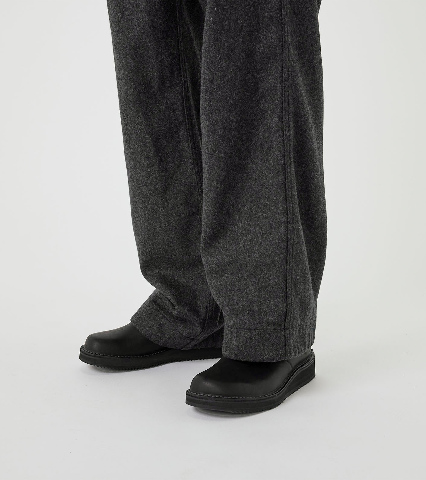 Wool Nylon Melton Pants